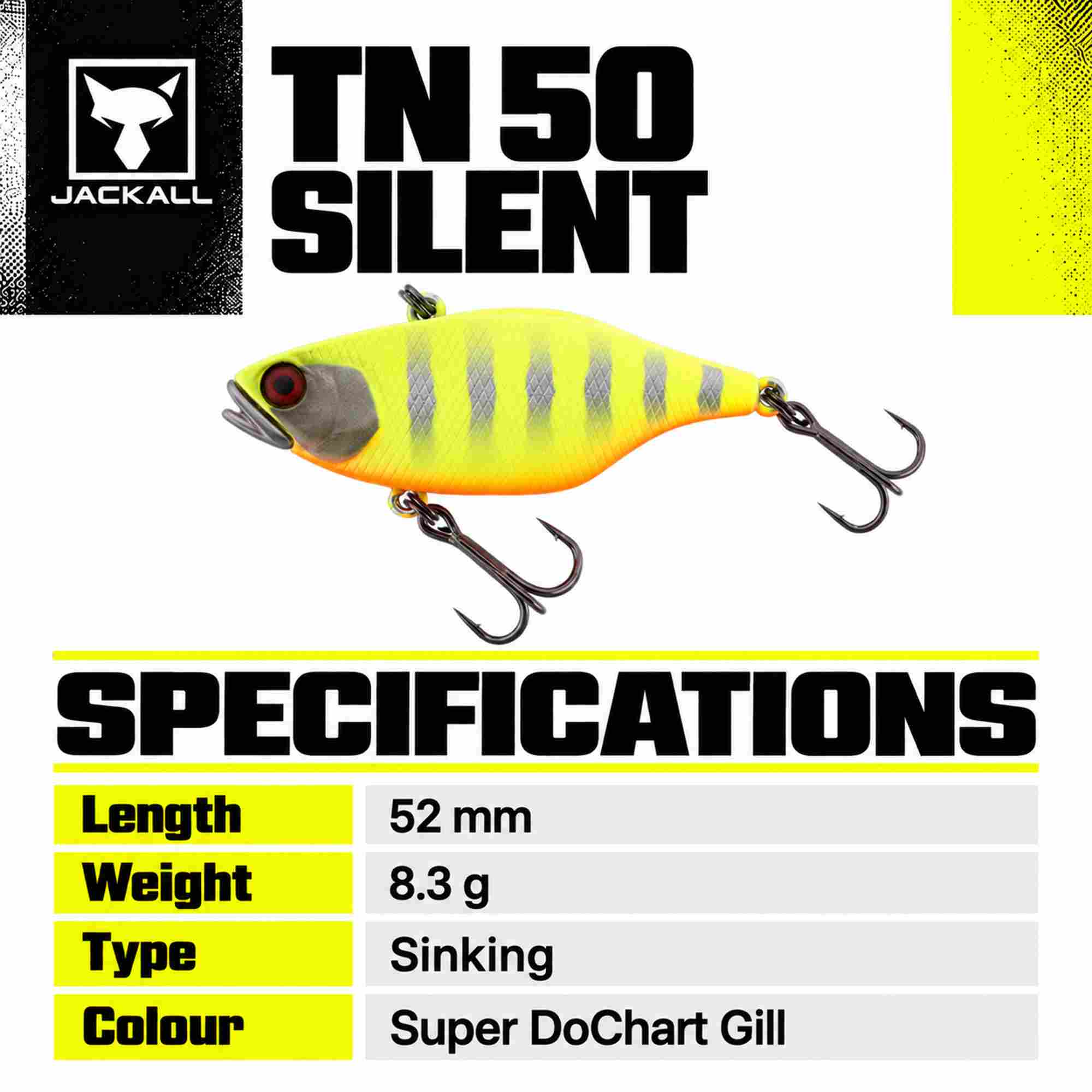 Jackall TN 50 Silent Vibration Lure Super DoChart Gill (6208)