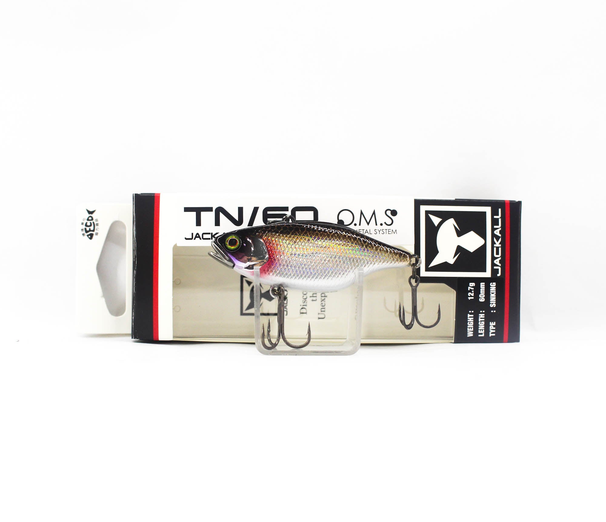 Jackall TN 60 Regular Vibration Lure Reaction Silver Black (6352)