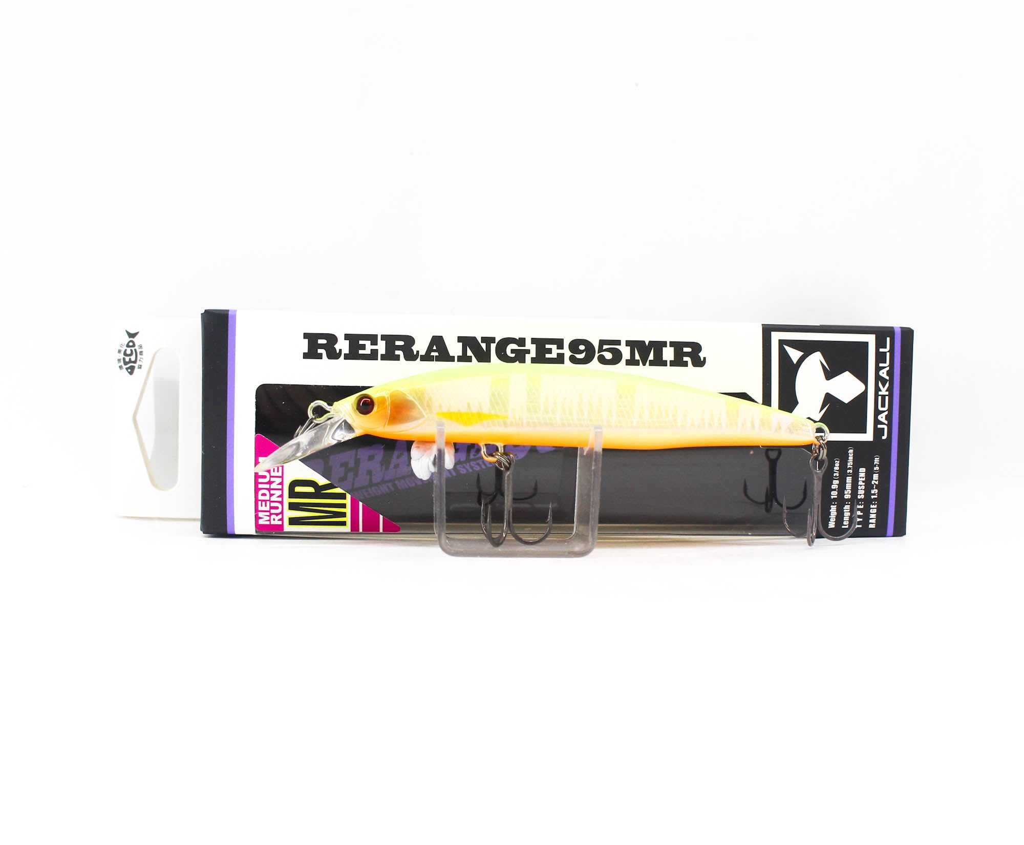 Jackall Rerange 95SP MR Suspend Lure Chart Back Pearl (7021)