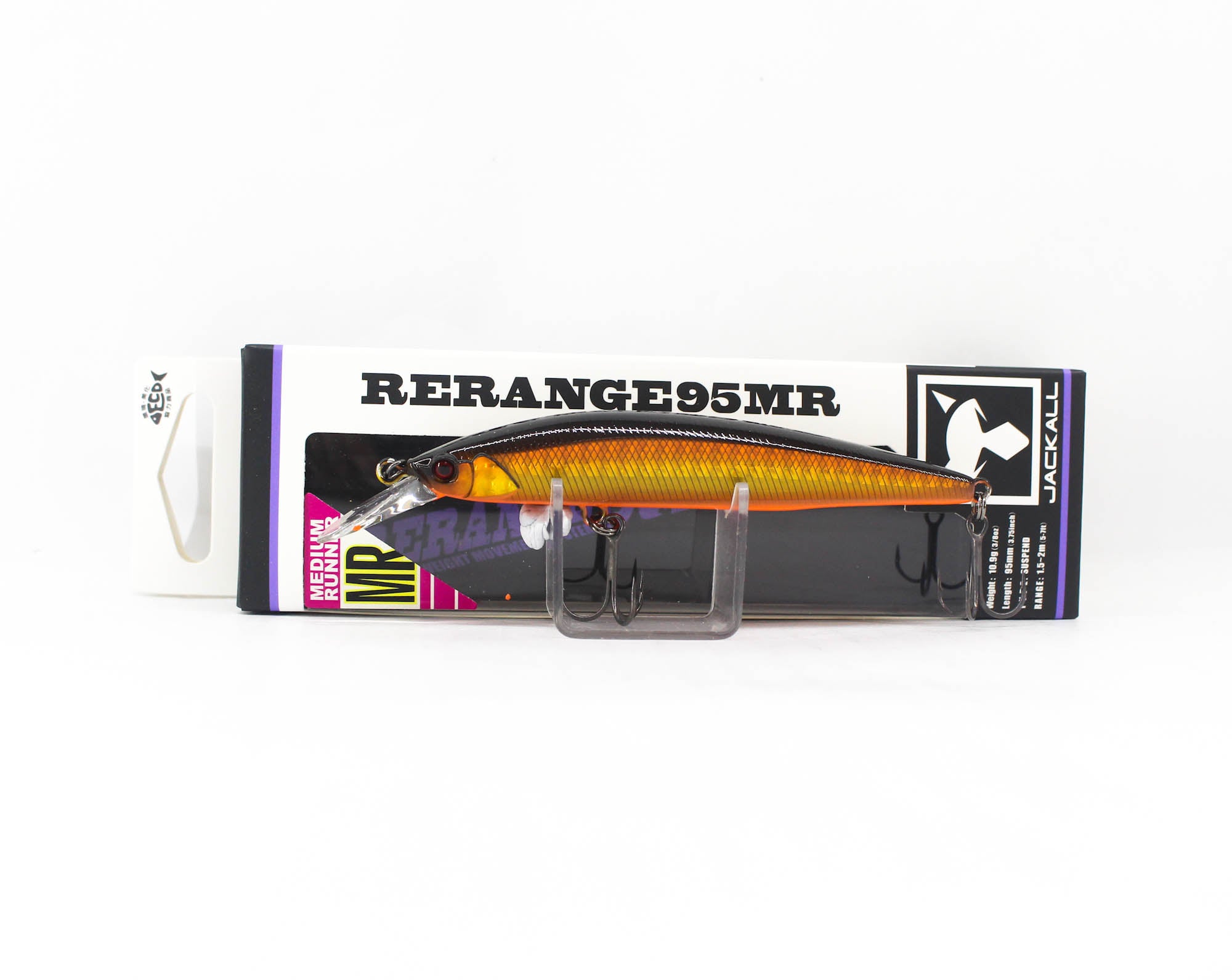Jackall Rerange 95SP MR Suspend Lure Double Clutch Gold Black (7045)