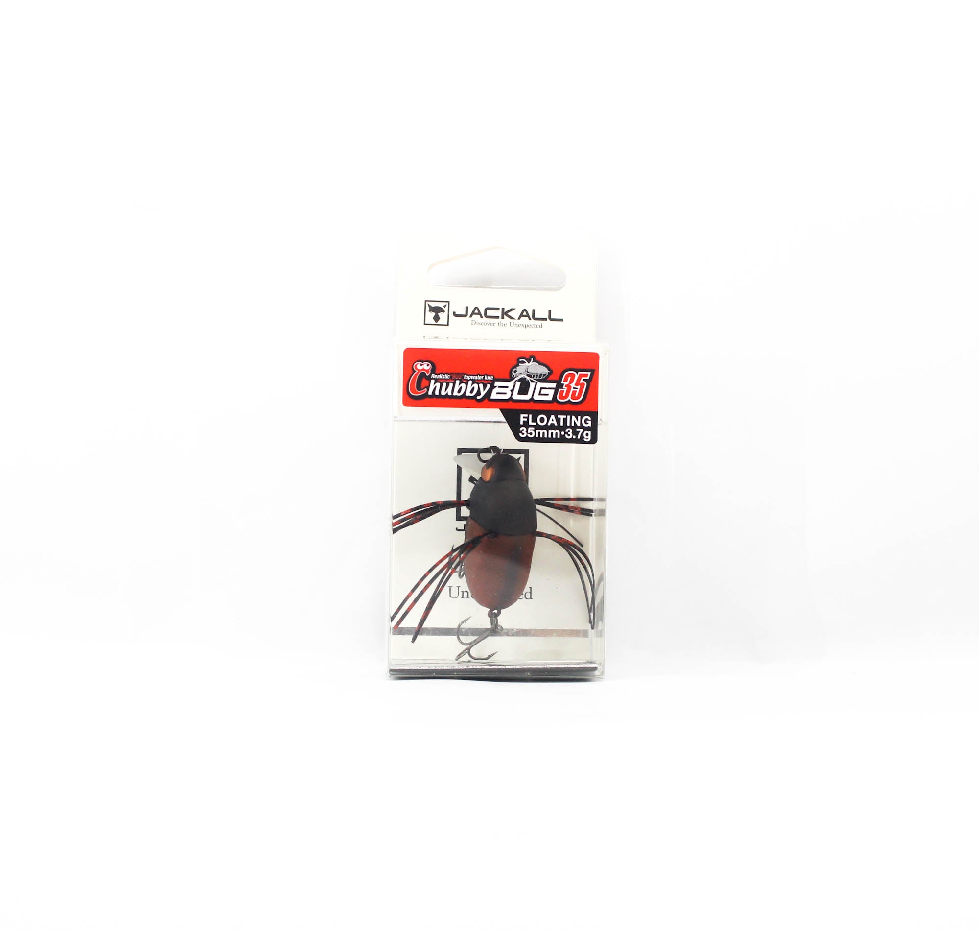 Jackall Chubby Bug 35 Floating Lure Mat Red Timber Beetle (7168)