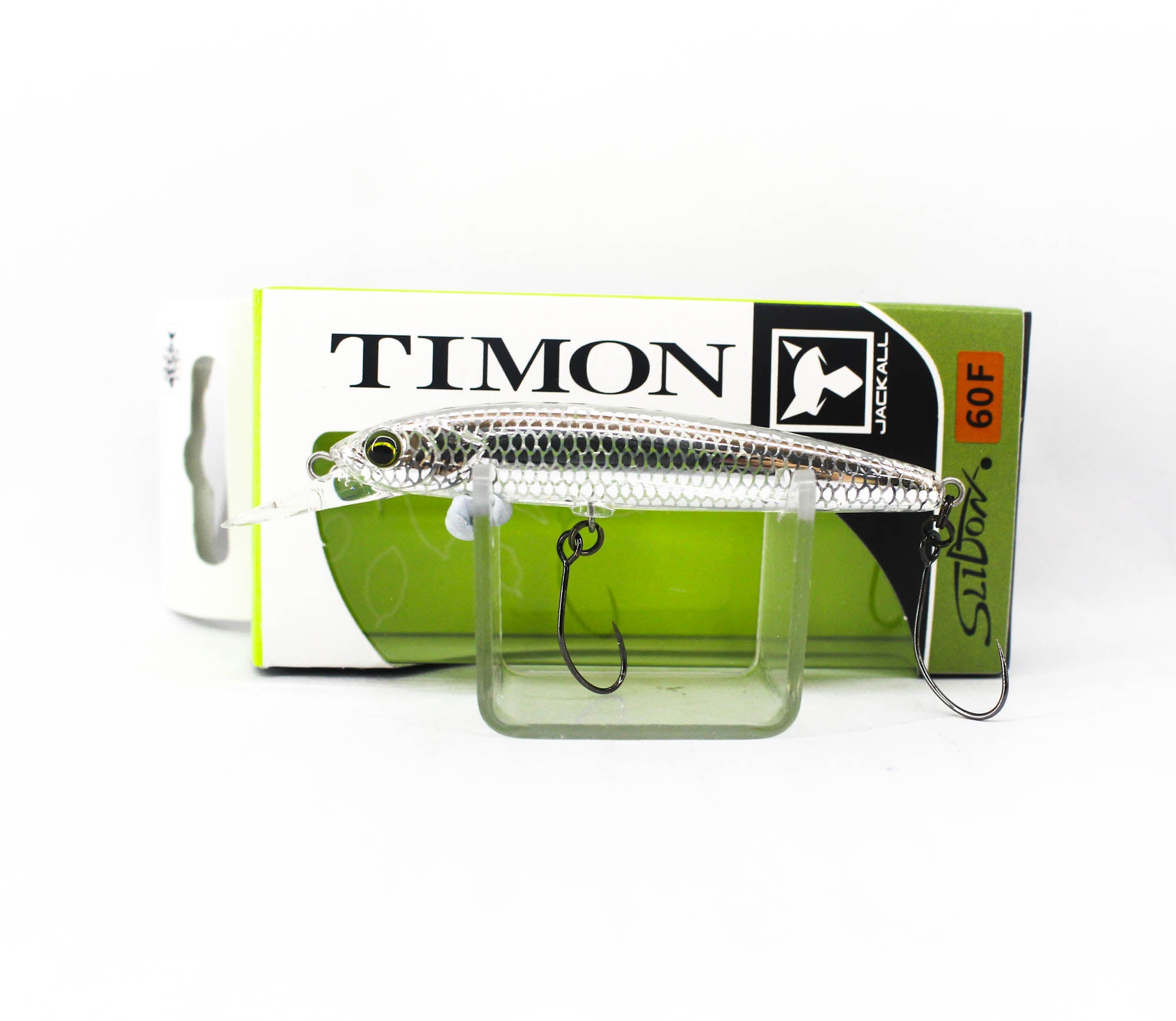 Jackall Timon Slidon 60F Floating Lure Shobokure Silver (7502)