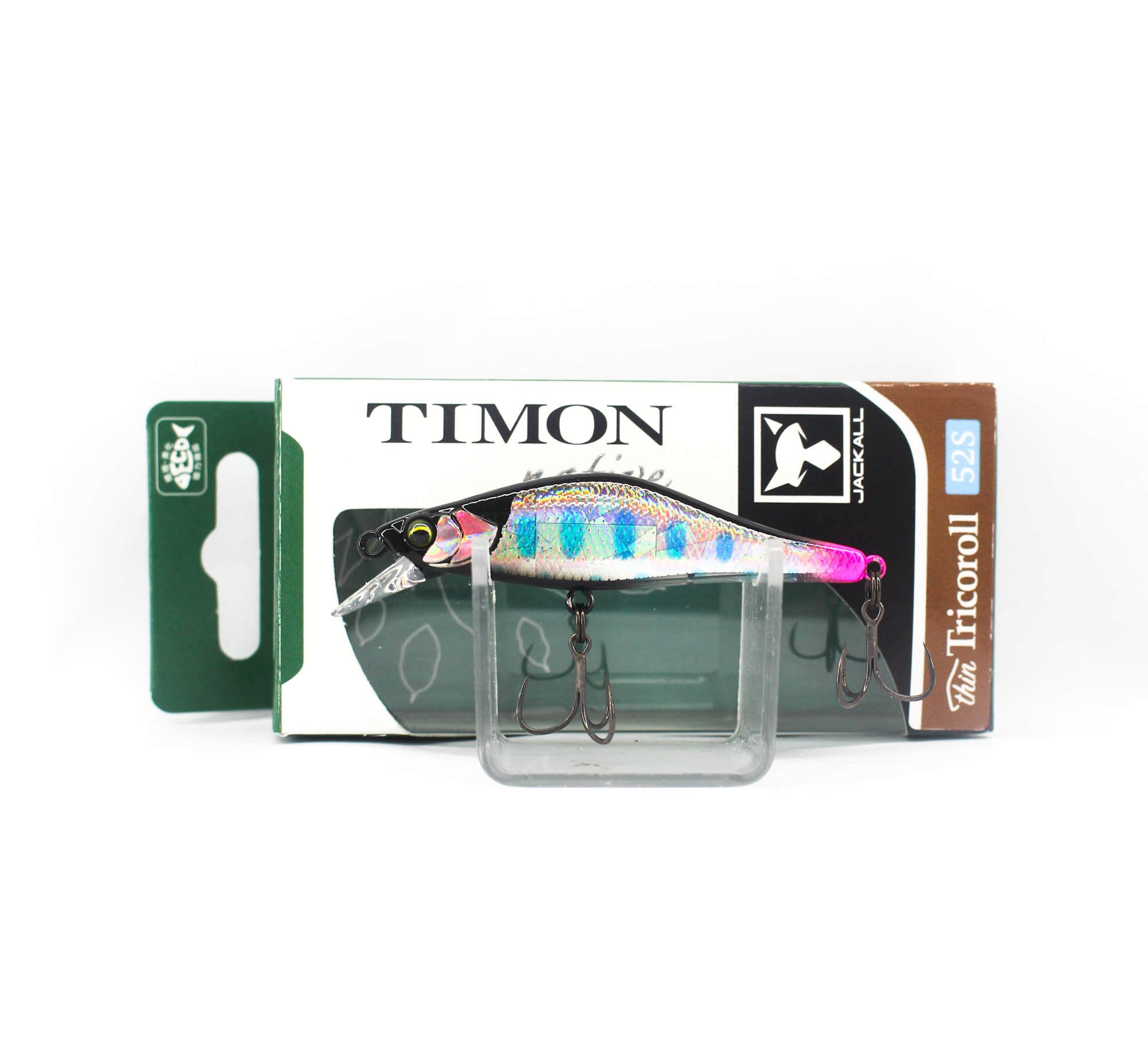 Jackall Timon Tricoroll Thin 52S Sinking Lure Yoneshiro Multi Black (8288)