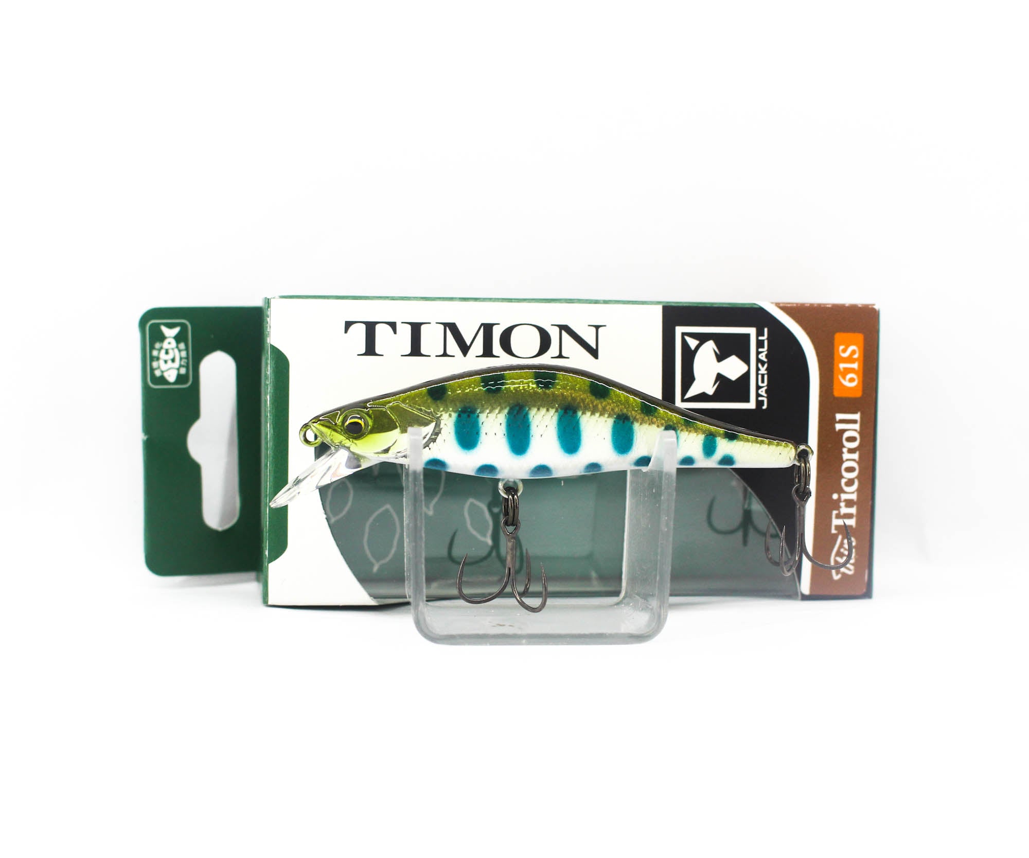 Jackall Timon Tricoroll Thin 61S Sinking Lure Silver Yamame (8387)