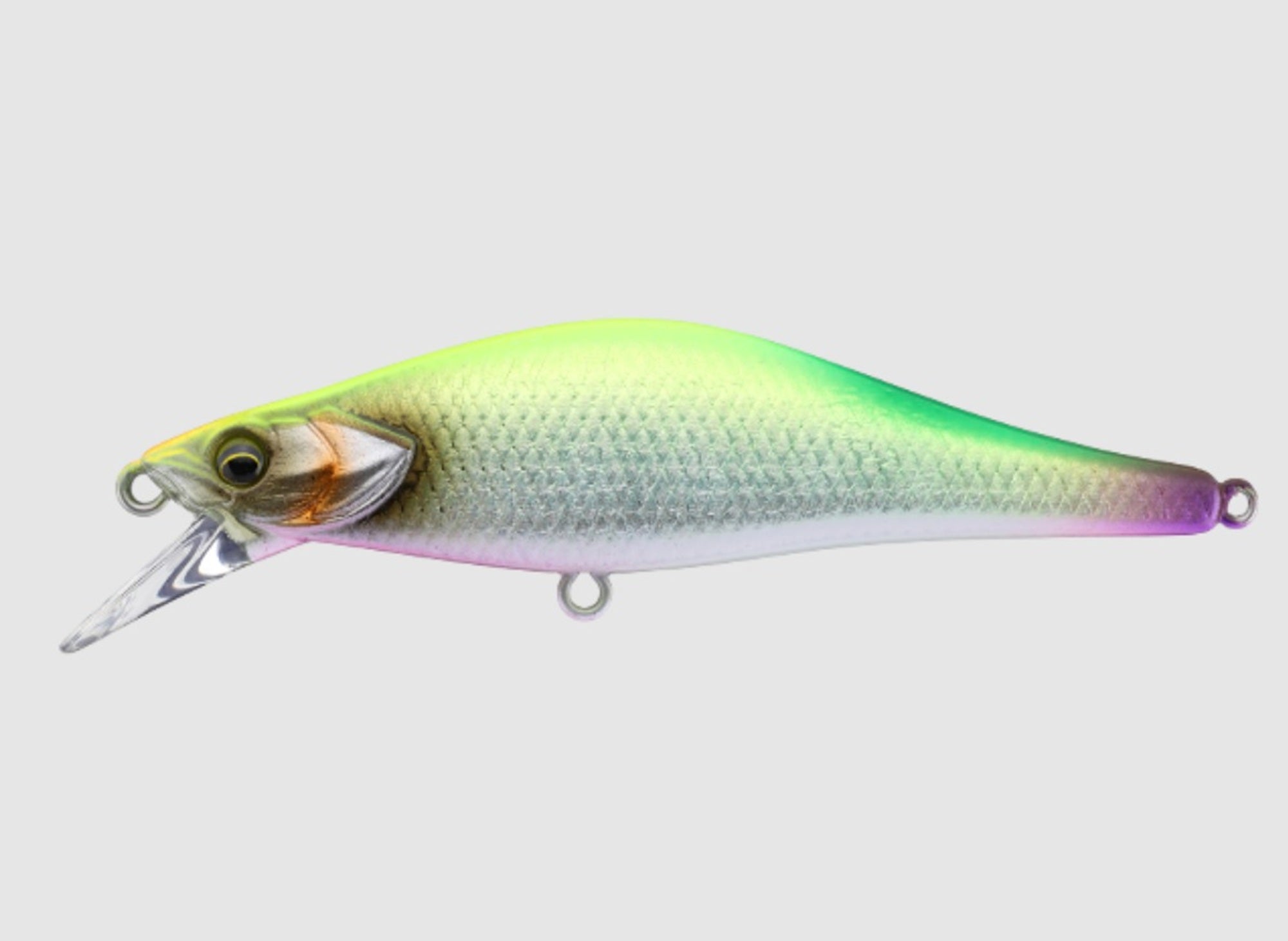 Jackall Timon Tricoroll Thin 61S Sinking Lure Parallel Chartreuse (8394)