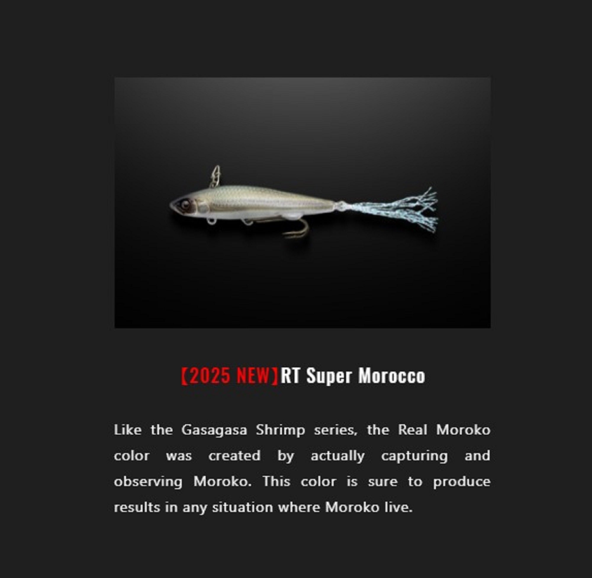Jackall Live Darter 52 mm 4.5 grams Sinking Lure RT Super Moroko (9445)