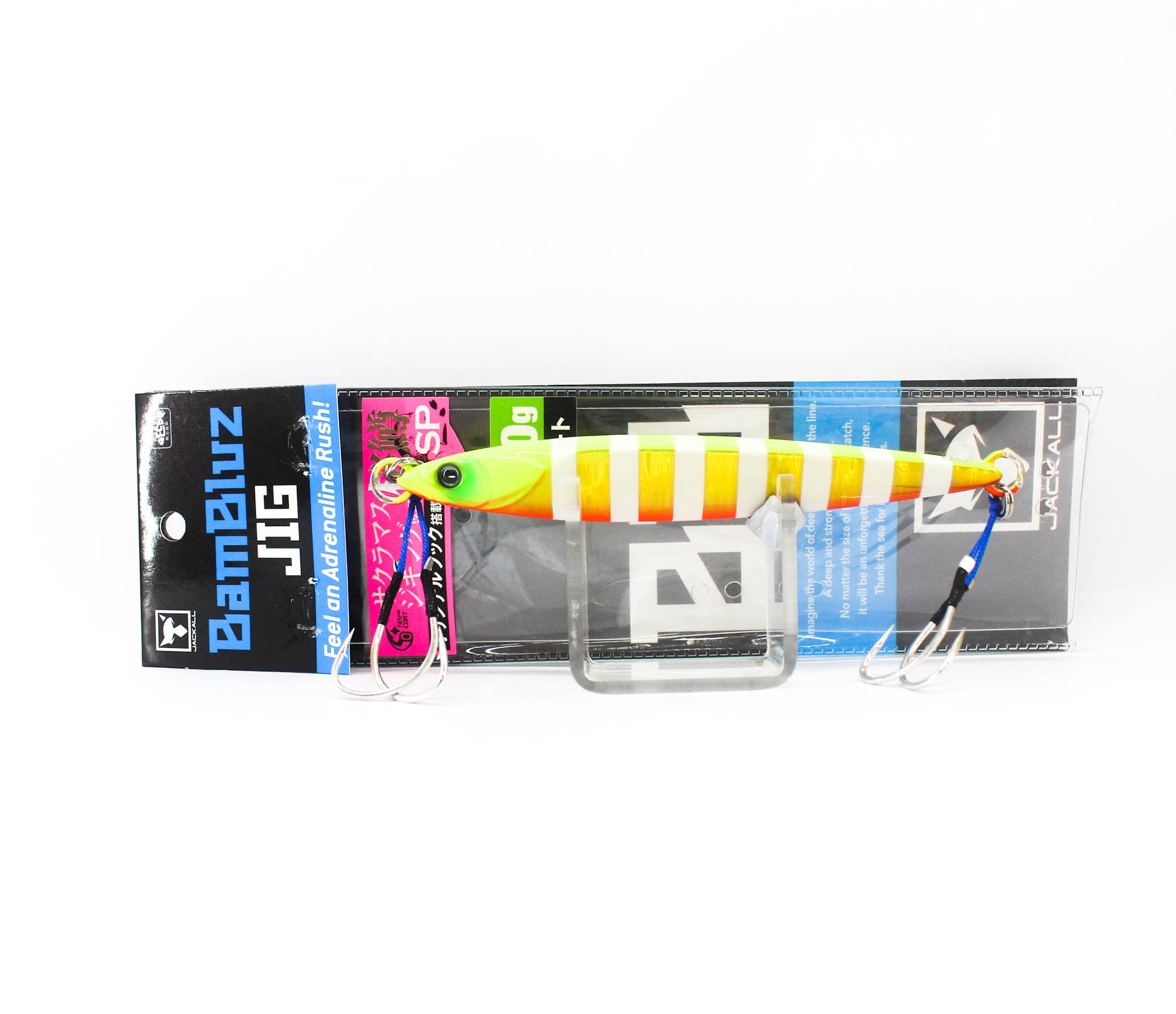 Jackall Metal Jig Bambluz Short 120 grams Sakura Chart Gold Glow (0946)