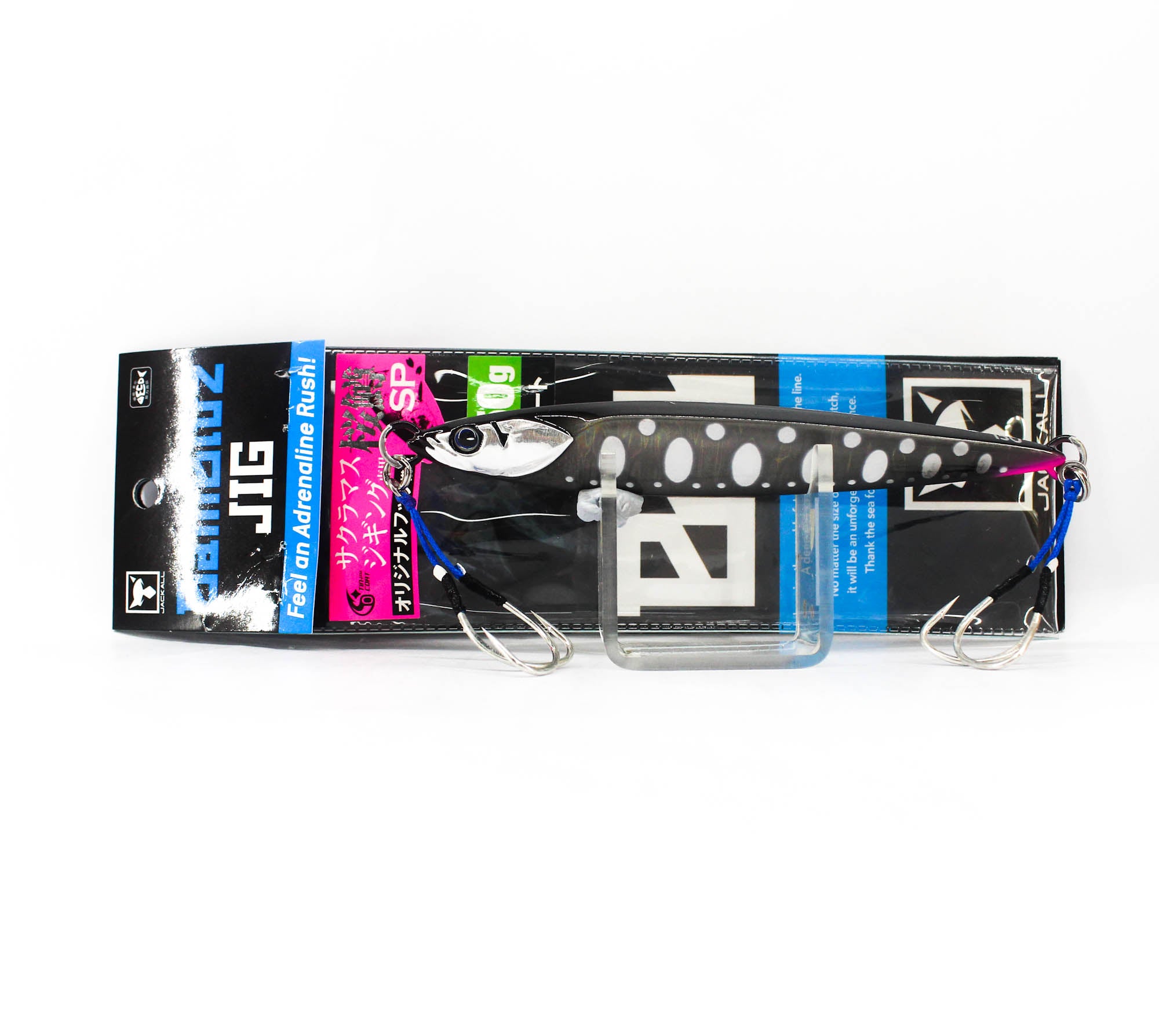 Jackall Metal Jig Bambluz Short 150 grams Sakura Oboro Black Glow (0953)