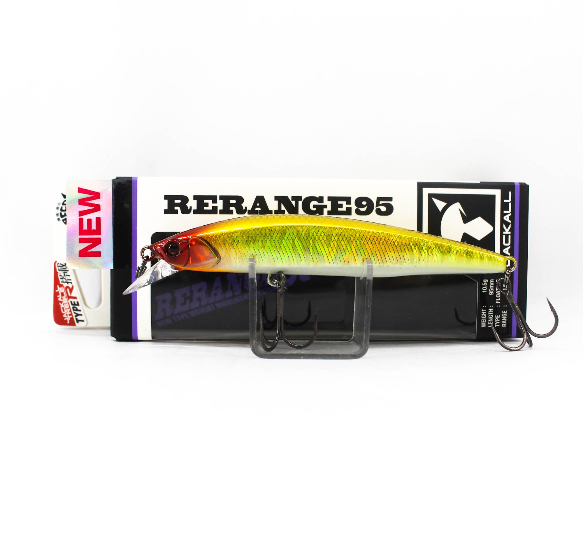Jackall Rerange 95F Floating Lure HL Flash Clown (1127)