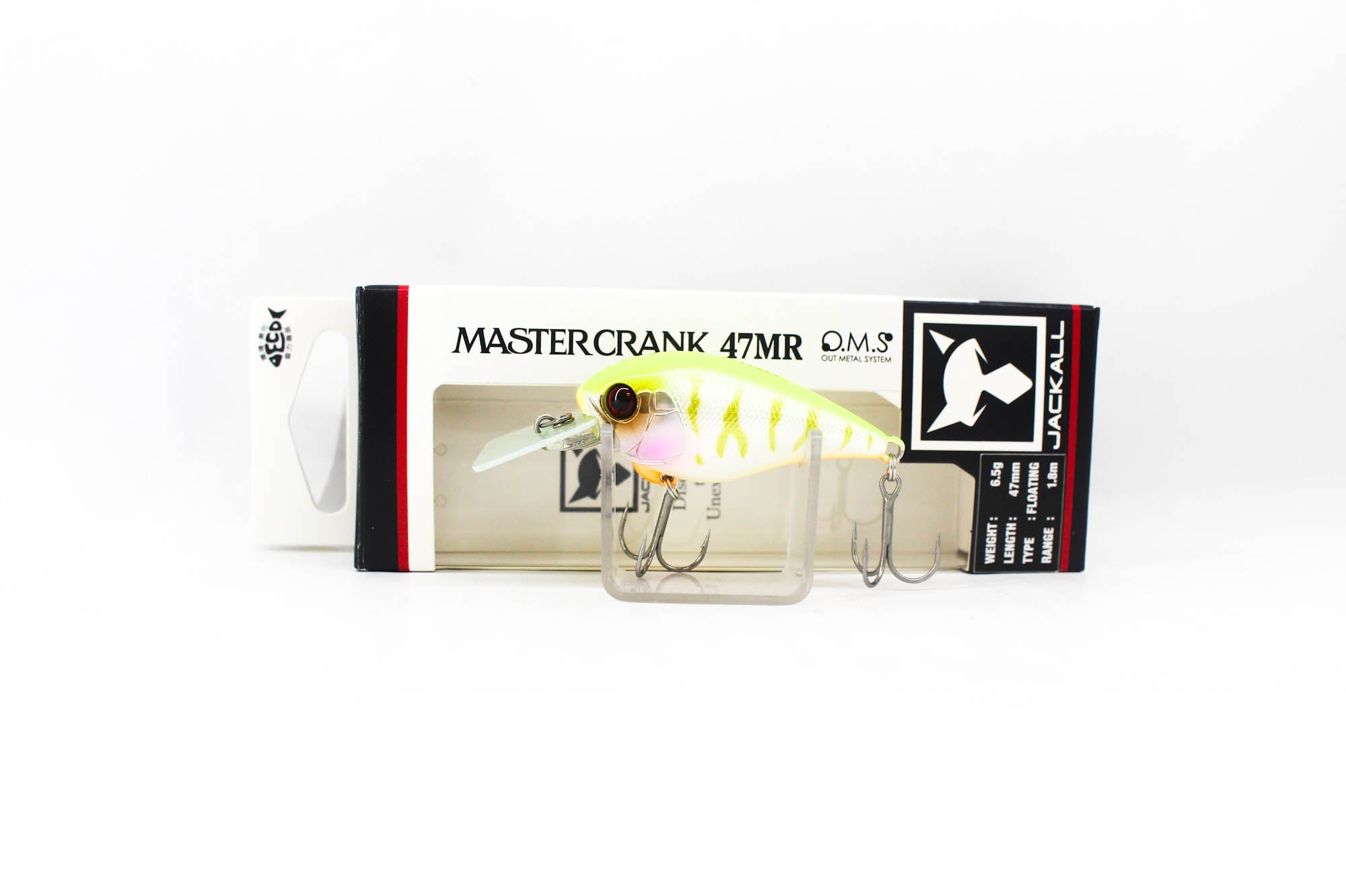 Jackall Master Crank 47MR Floating Lure Pearl Chart Tiger (1288)