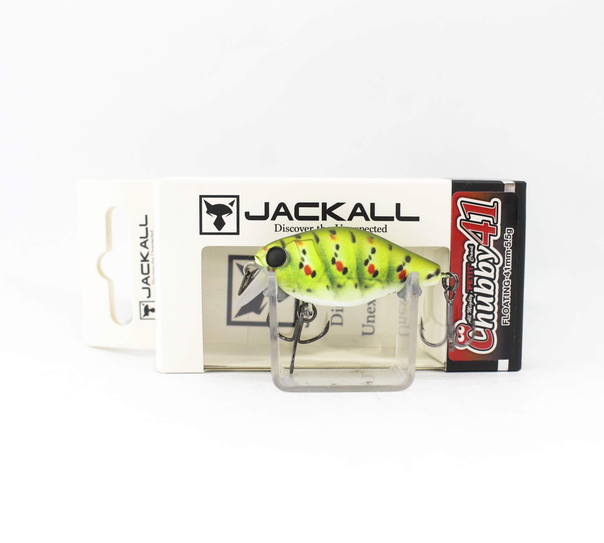 Jackall Chubby 41F Floating Lure RT Green Caterpillar (1950)