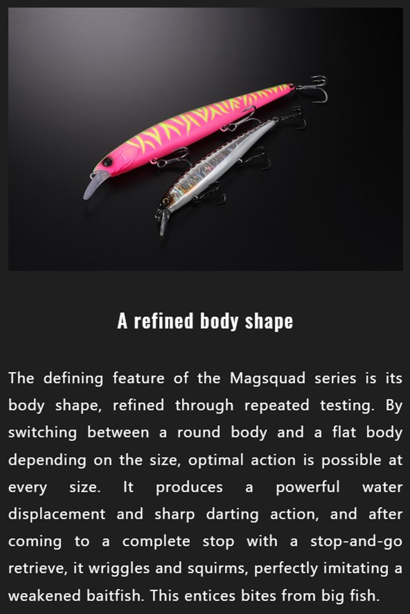 Jackall Magsquad 115SP Jerkbait Suspend Lure RT Lively Perch (2216)