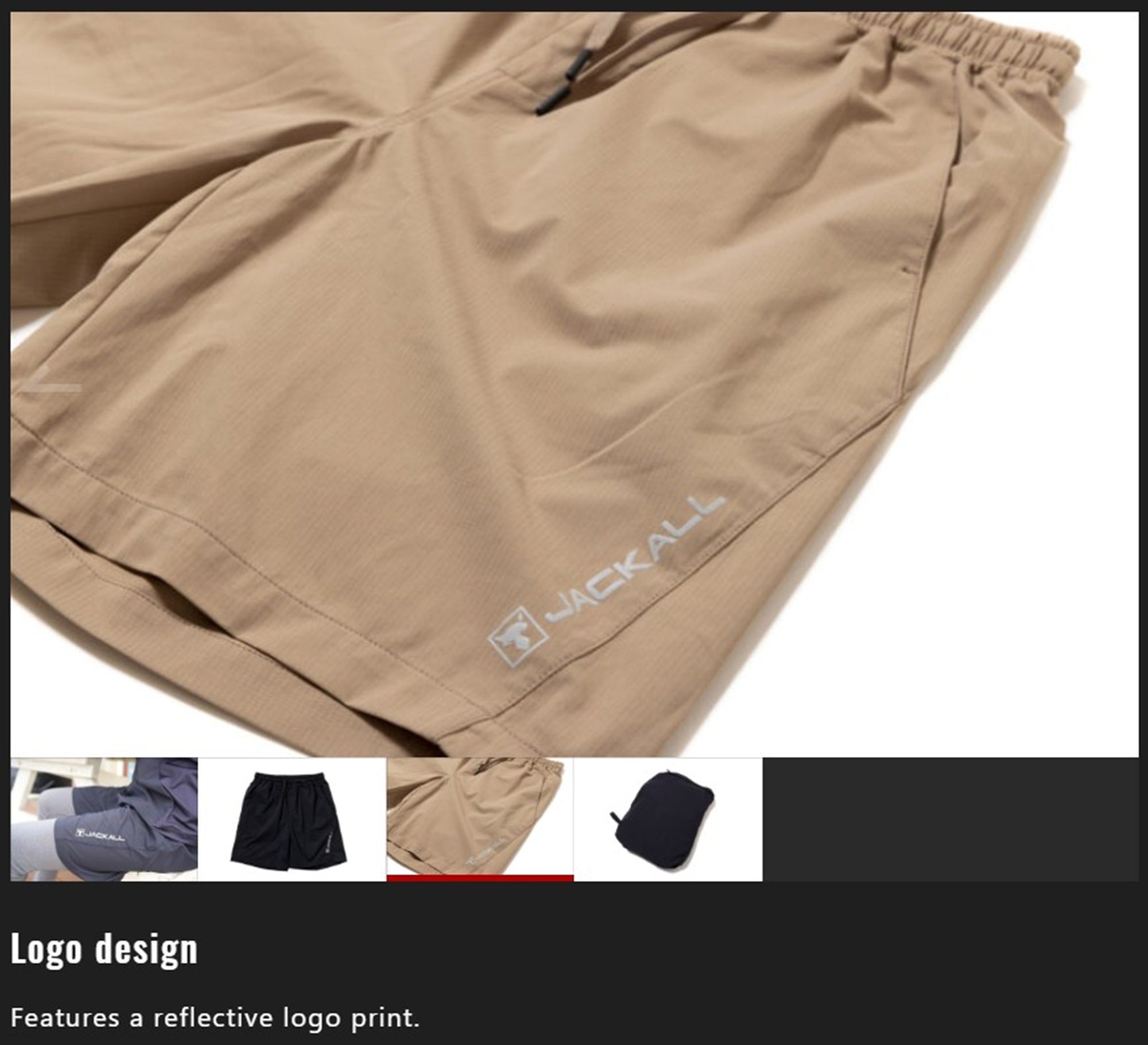 Jackall Pants PA-B002 Dry Mesh Half Pants Size XL Black (3442)