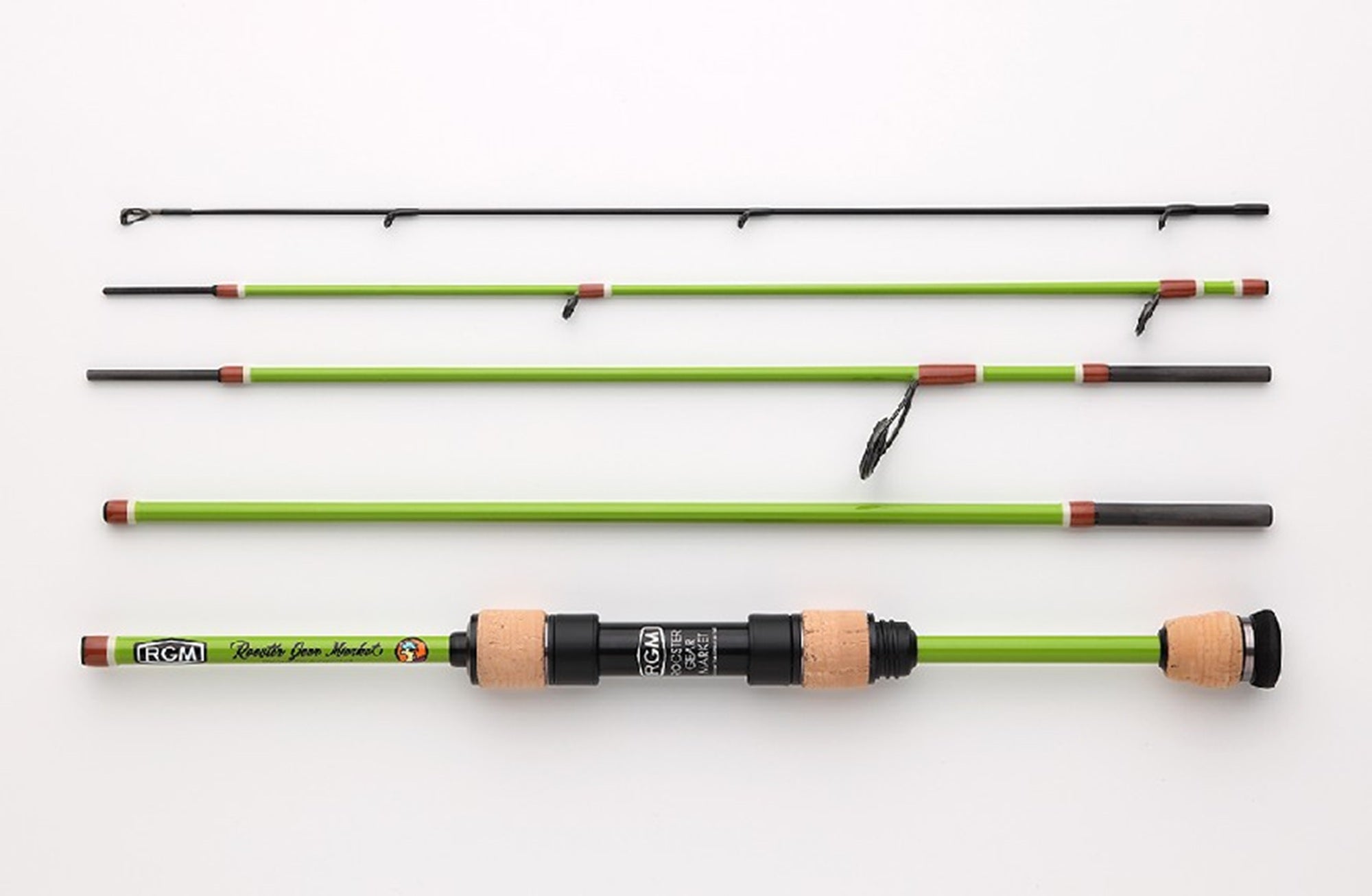 Jackall RGM Rod Spinning Spec 5 Chub 55 5PC Bright Green (8621)