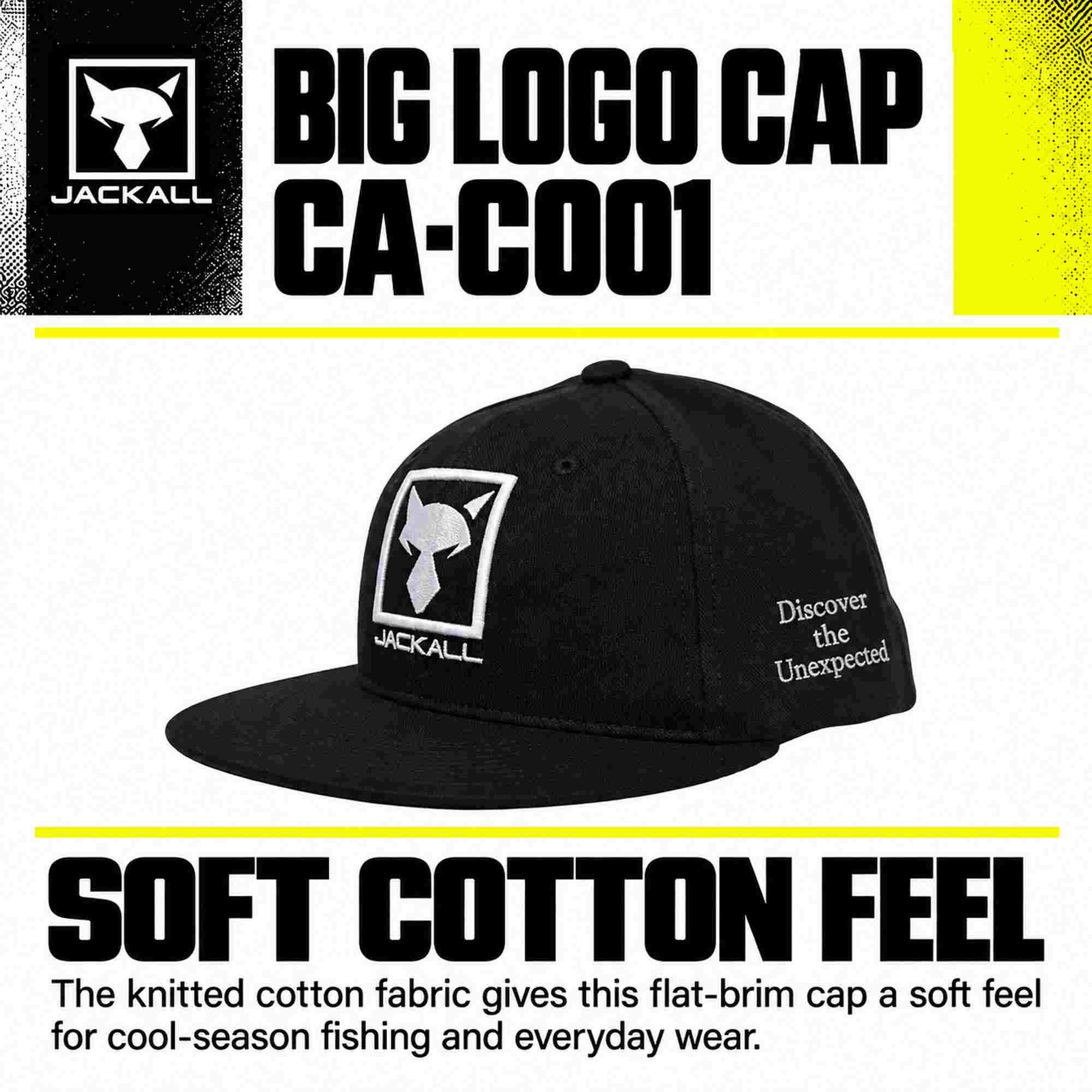 Jackall Cap CA-C001 Big Logo Black (4318)