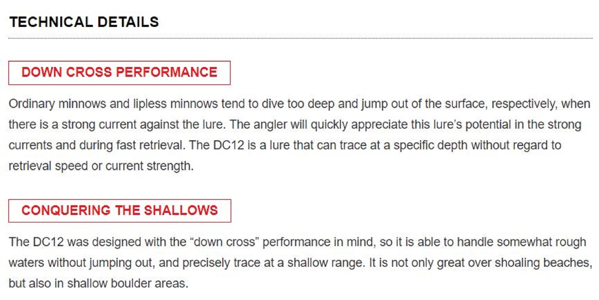 Duo Terrif DC 12 Type 1 Slow Sinking Lure GFN0094 (0170)