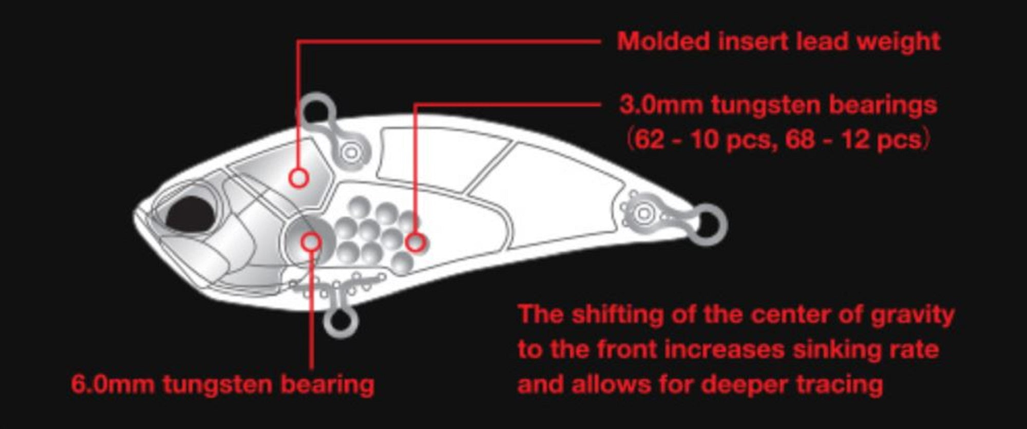 Duo Realis Vibration 62 G Fix Sinking Lure CCC3069 (8135)