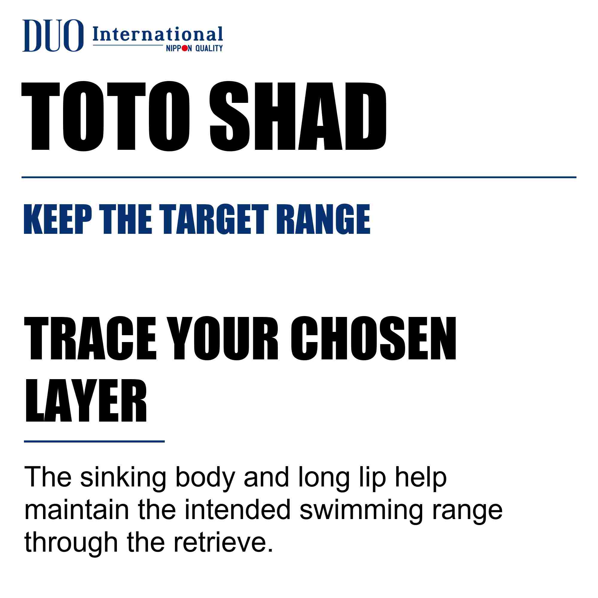 Duo Tetra Works Toto Shad 48 mm Sinking Lure CCC0312 (1739)