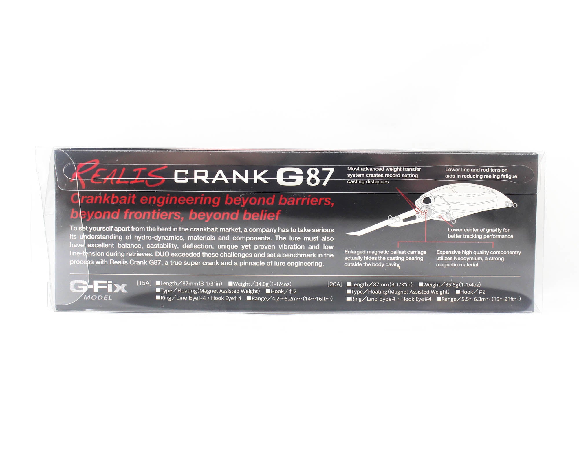 Duo Realis Crank G87 20A Deep Crank Bait Floating Lure ADA3058 (6222)