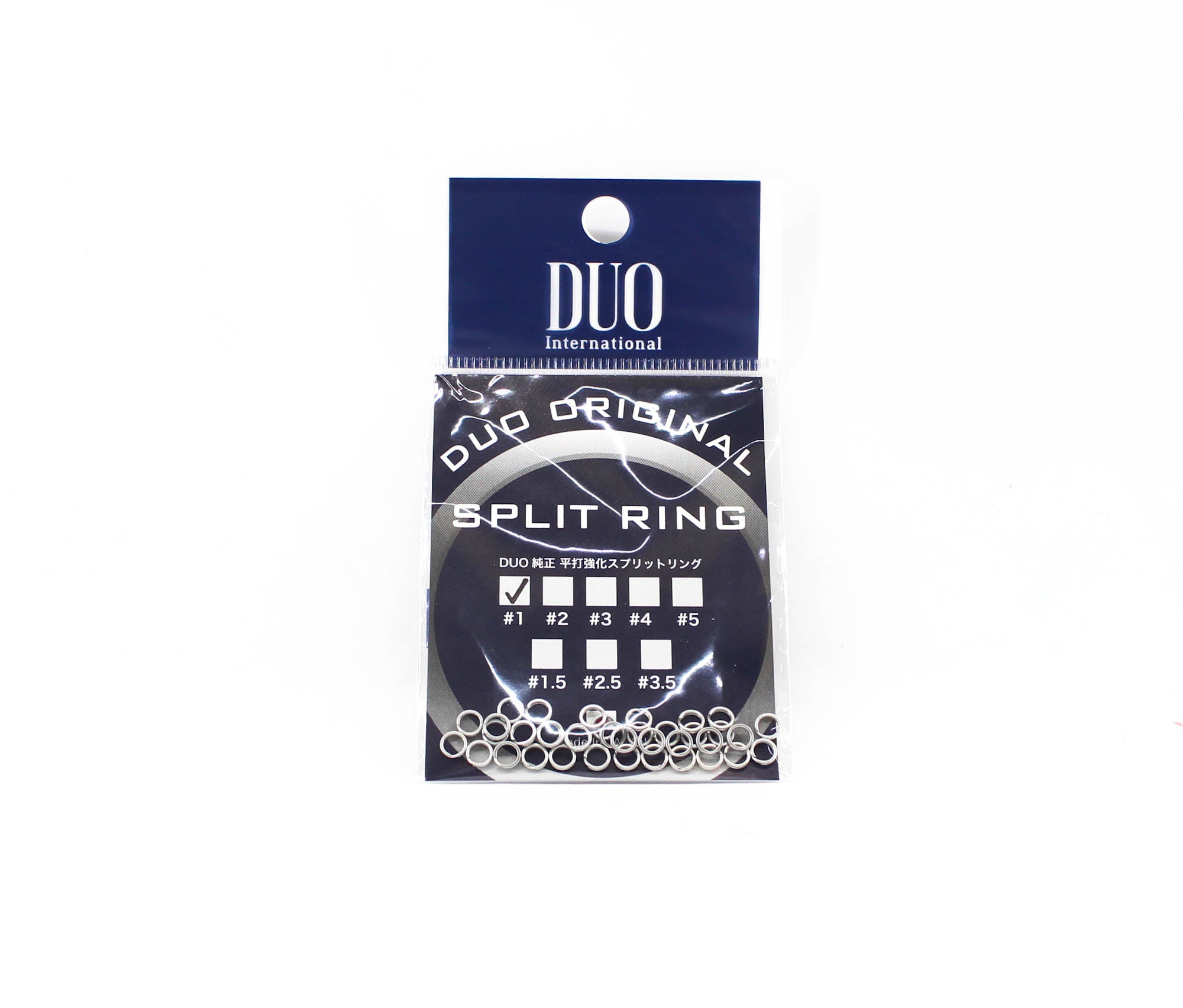 Duo Original Split Rings 38 pieces, Size 1 (7655)