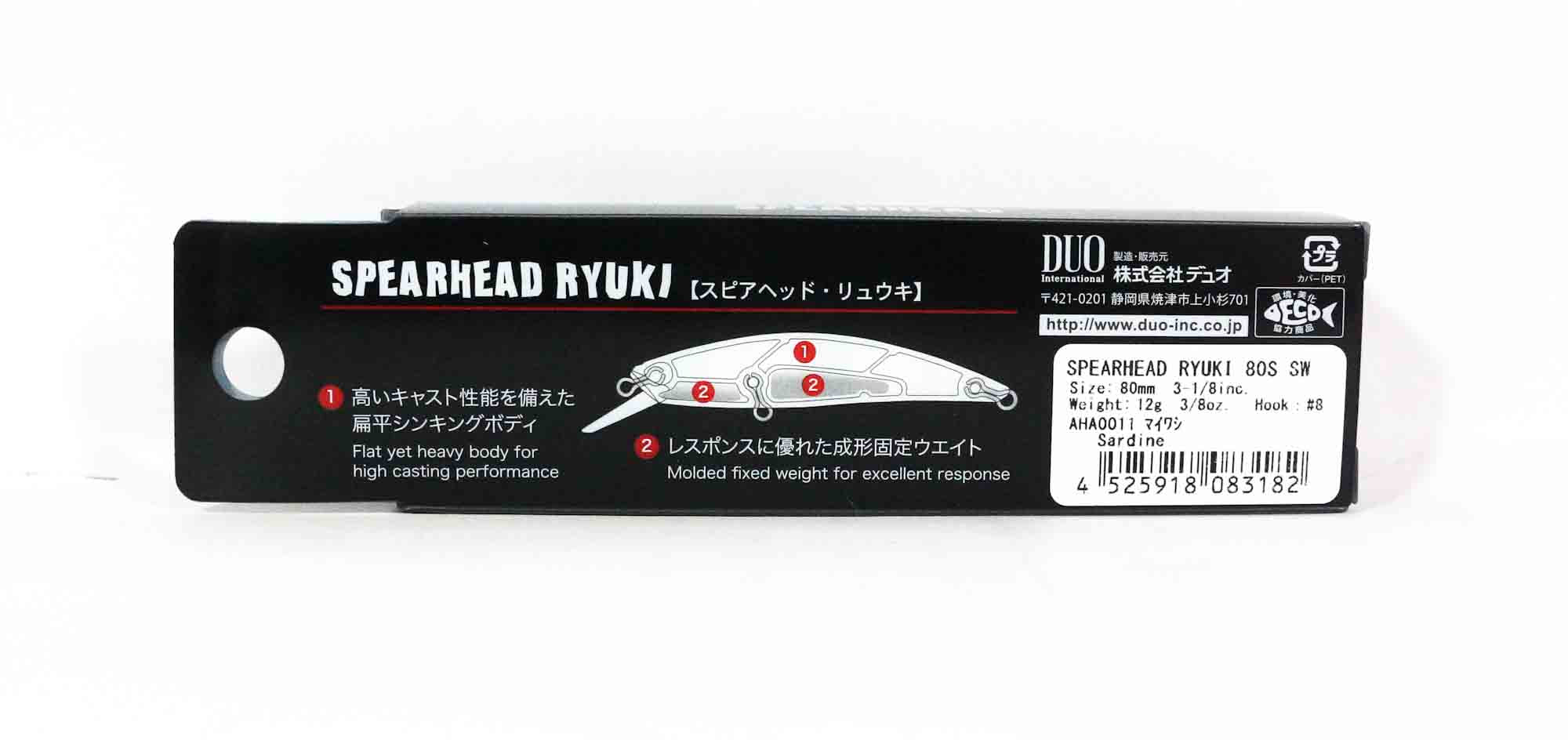 Duo Spearhead Ryuki 80S SW Sinking Lure ADA0088 (7754)