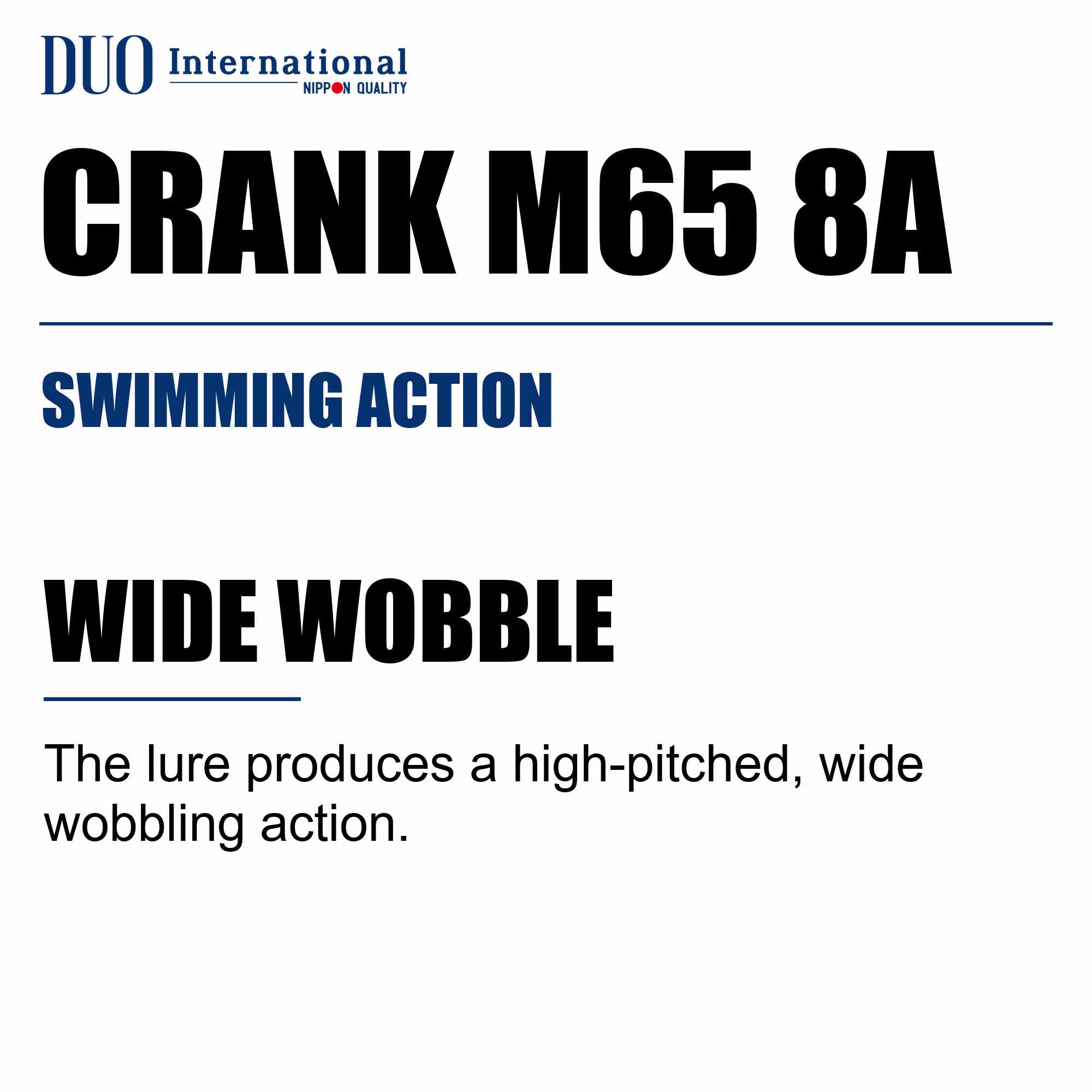 Duo Realis Crank M65 8A Floating Lure ACC3018 (9993)