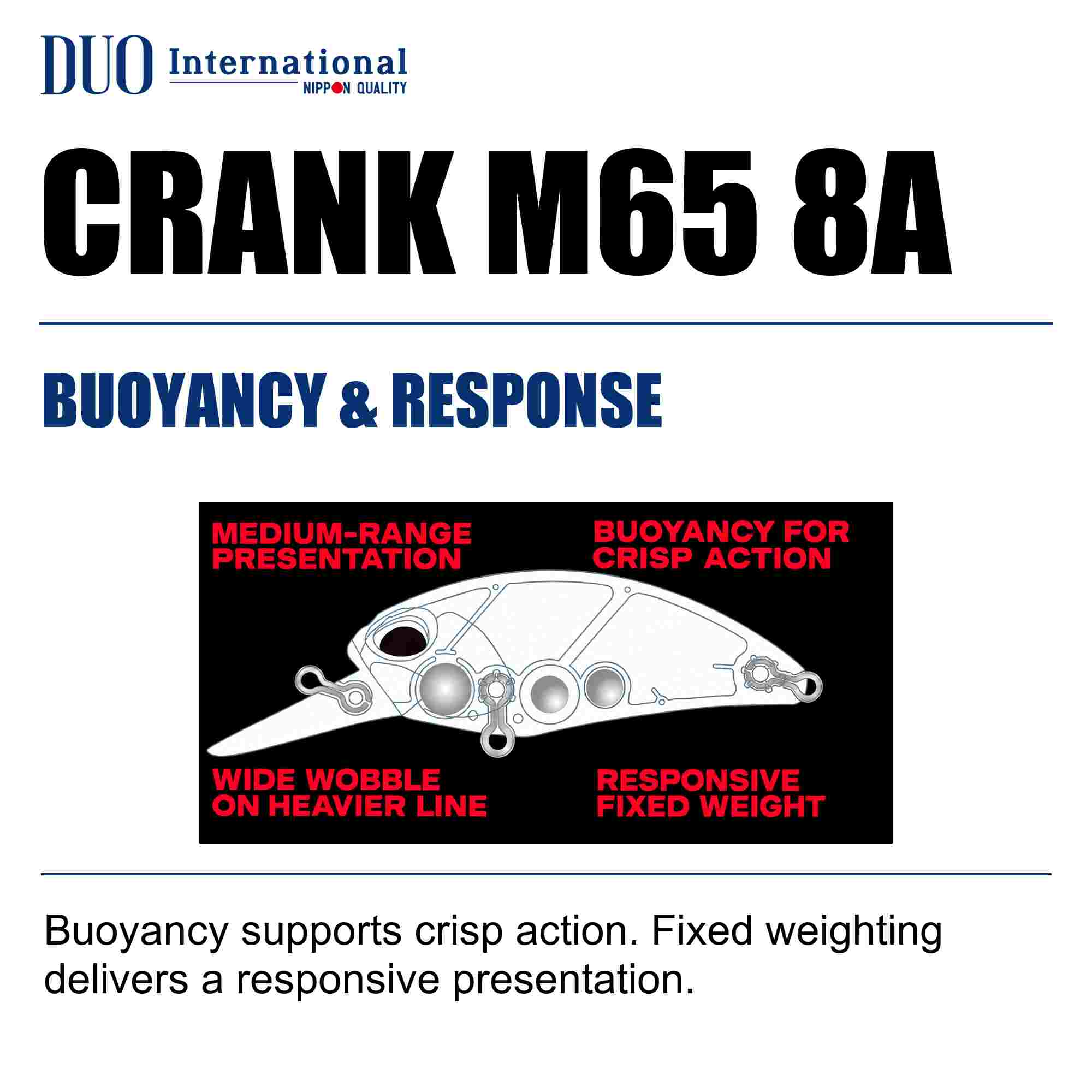 Duo Realis Crank M65 8A Floating Lure ACC3018 (9993)
