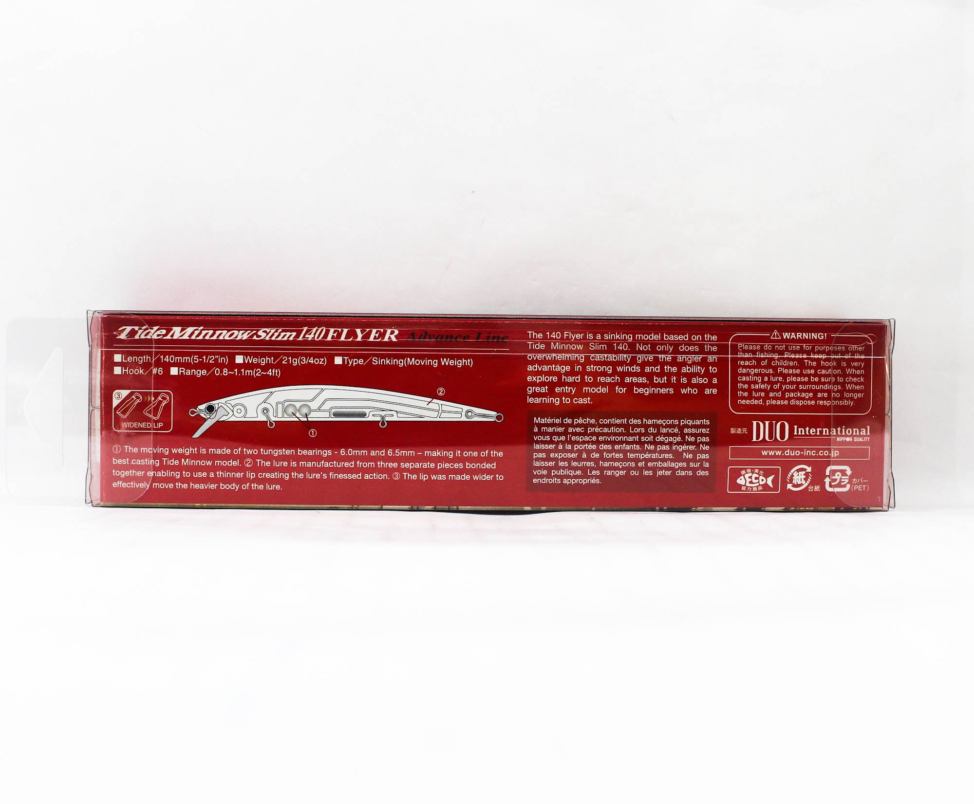 Duo Tide Minnow Flyer Slim 140 Sinking Lure AST0804 (3426)