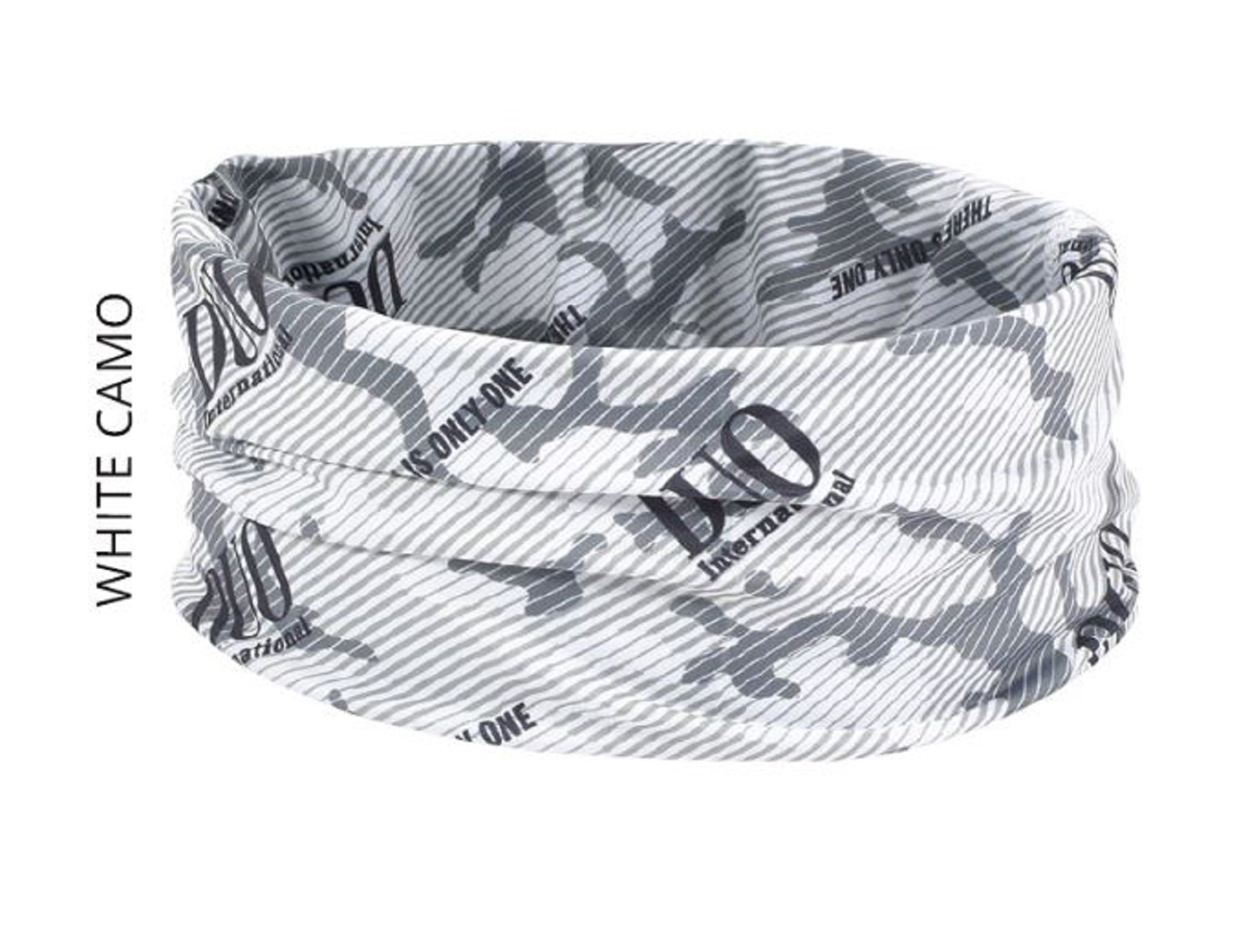 Duo Neck Gaiter UV Head Wear Free Size Original White Camou (7394)
