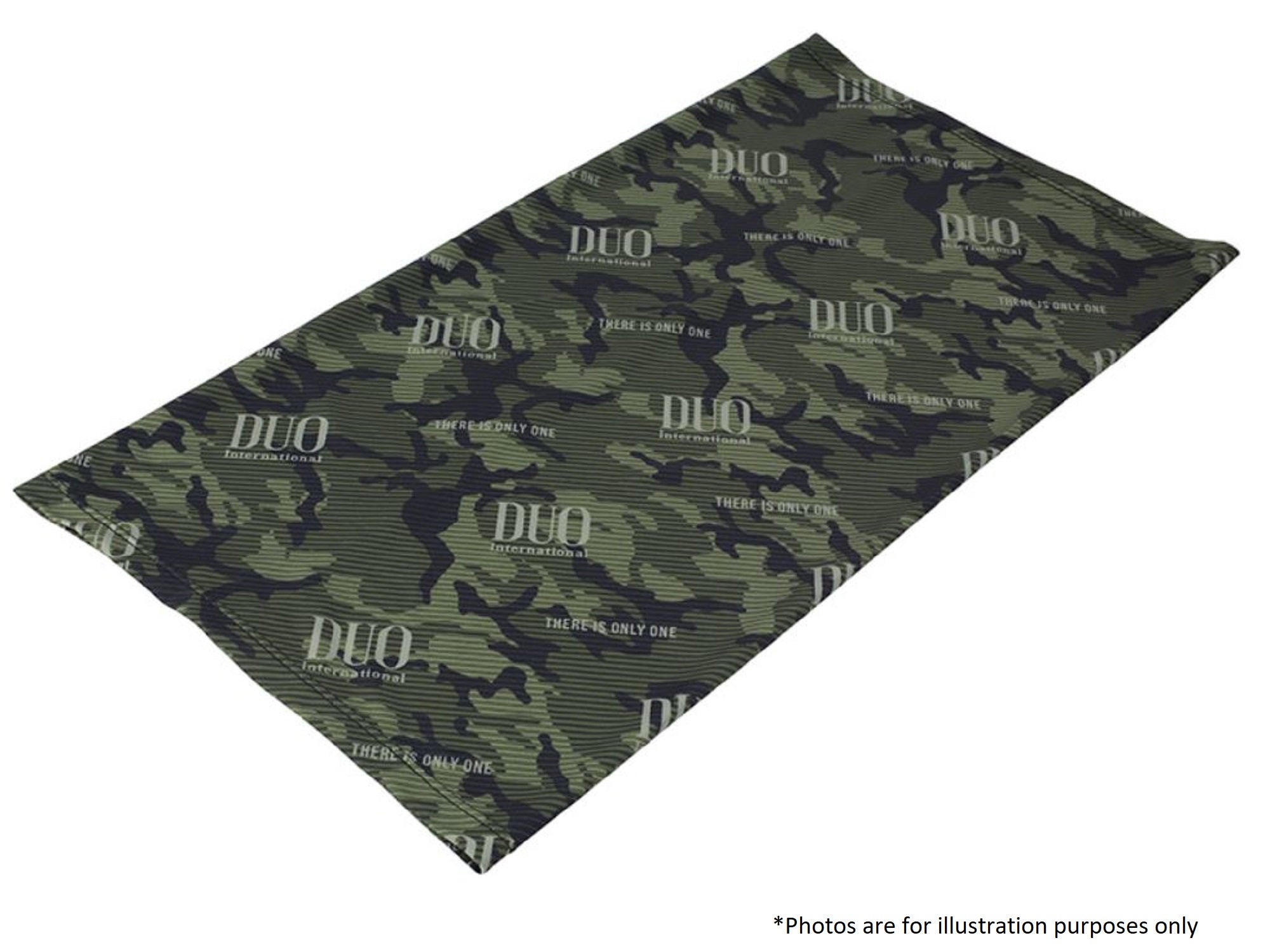 Duo Neck Gaiter UV Head Wear Free Size Original Black Camou (7400)
