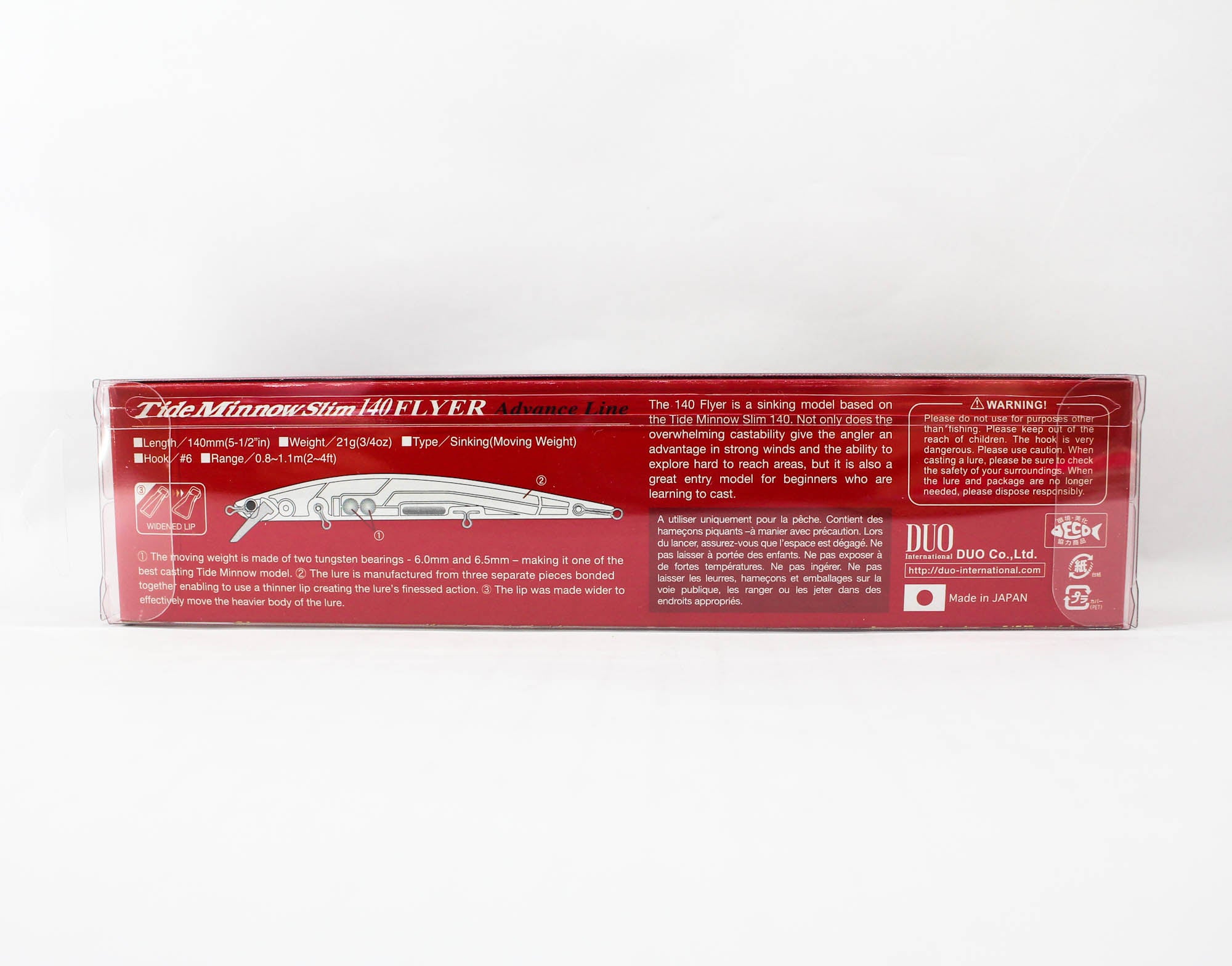 Duo Tide Minnow Flyer Slim 140 Sinking Lure AFA0116 (9831)