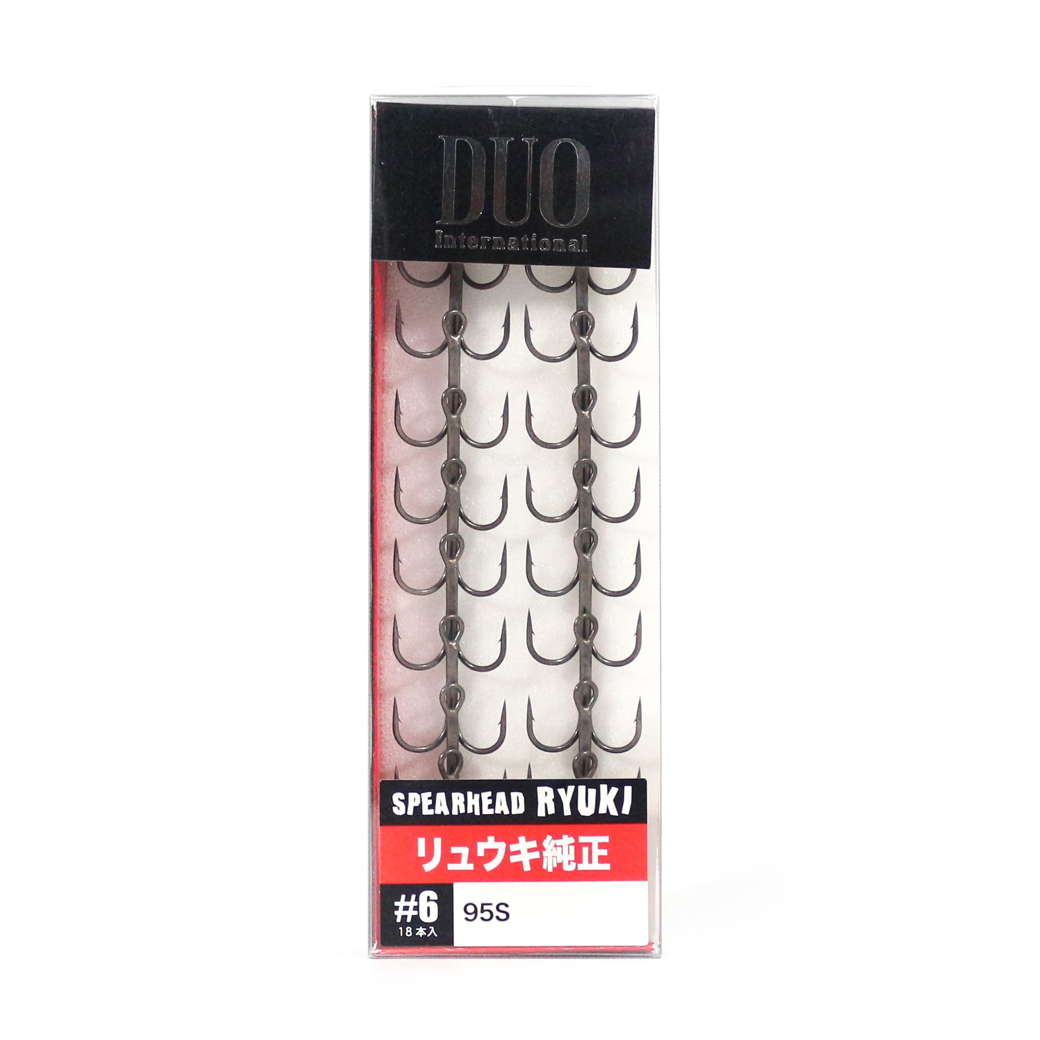Duo Treble Hooks Ryuki Original Size 6, 18 piece per pack #6 (9930)