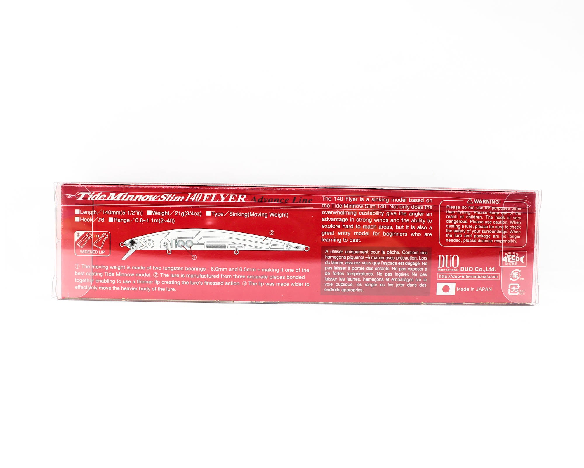 Duo Tide Minnow Flyer Slim 140 Sinking Lure ACCZ126 (1510)