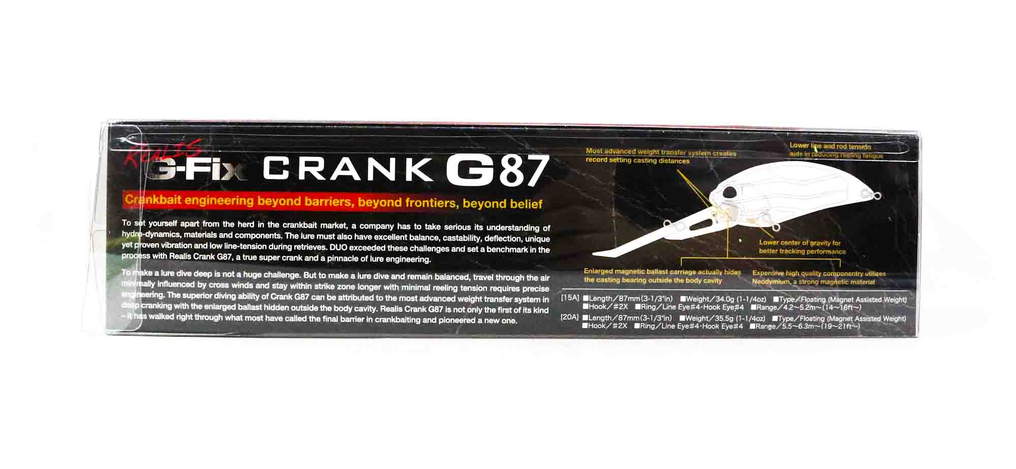 Duo Realis Crank G87 15A Crank Bait Floating Lure ADA3238 (2449)