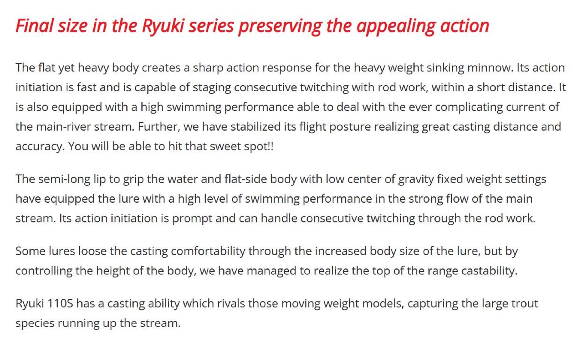 Duo Spearhead Ryuki 110S Sinking Lure ADA4019 (3668)