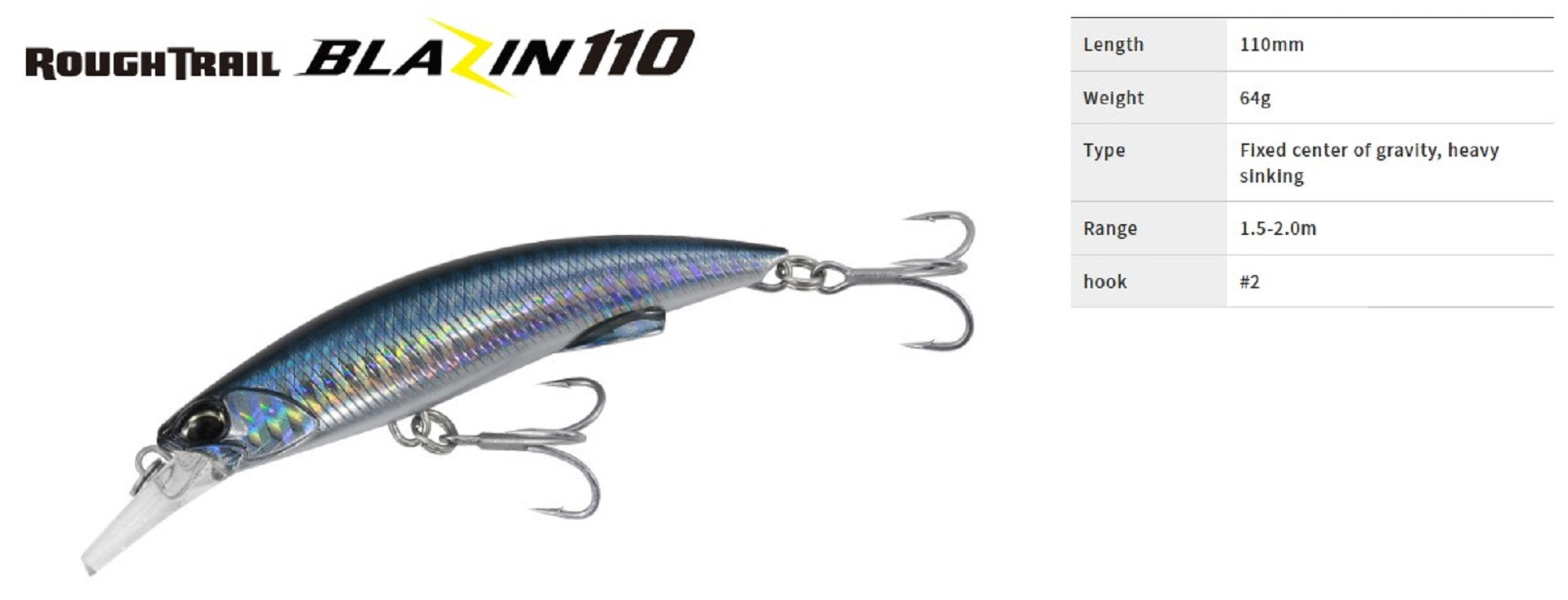 Duo Rough Trail Blazin 110 mm 64 grams Sinking Lure GHH0050 (8595)