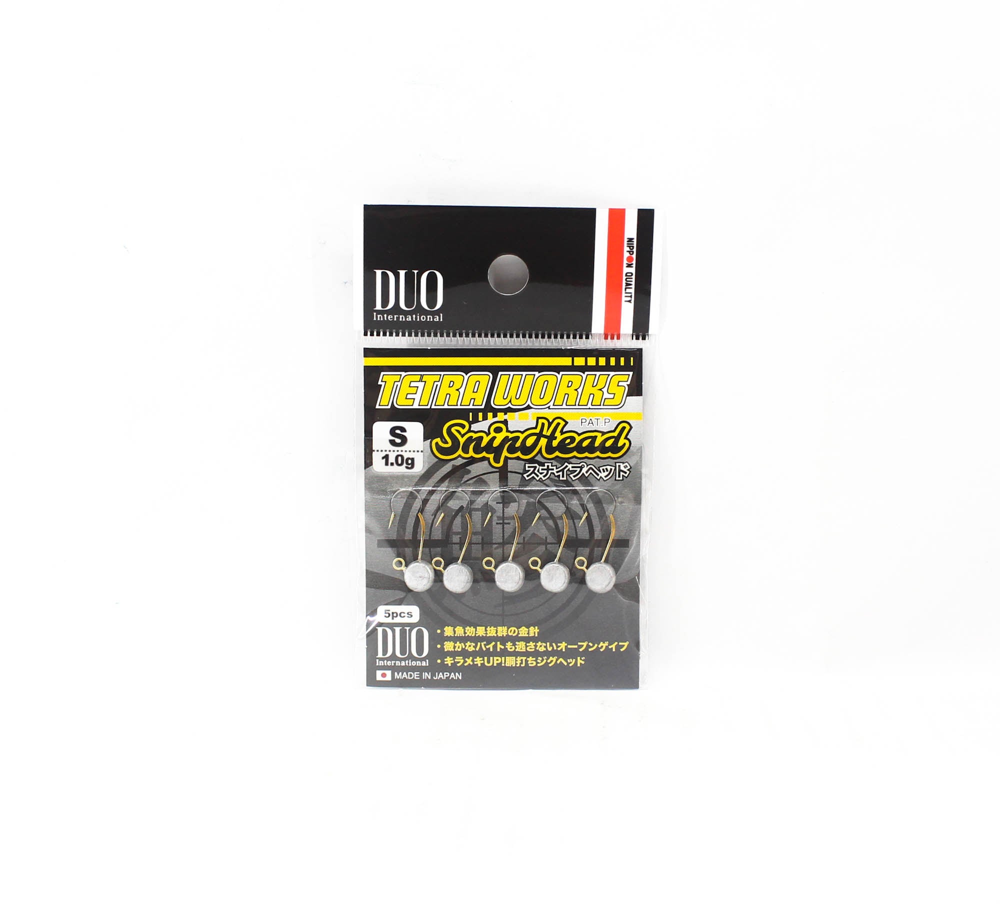 Duo Tetra Works Snip Head 1.0 grams Size S, 5/pack 1.0g (9967)