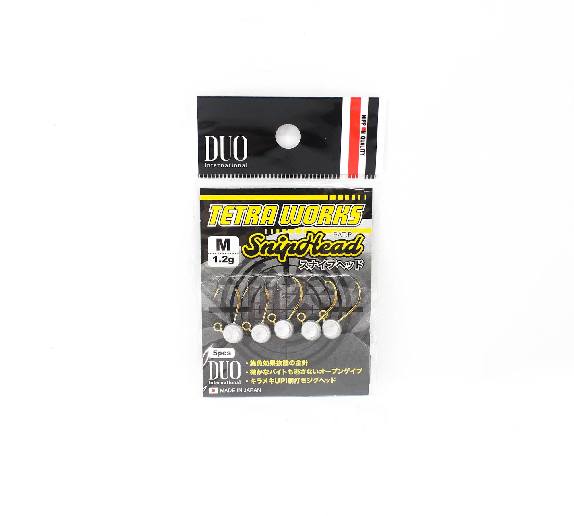Duo Tetra Works Snip Head 1.2 grams Size M, 5/pack 1.2g (0017)