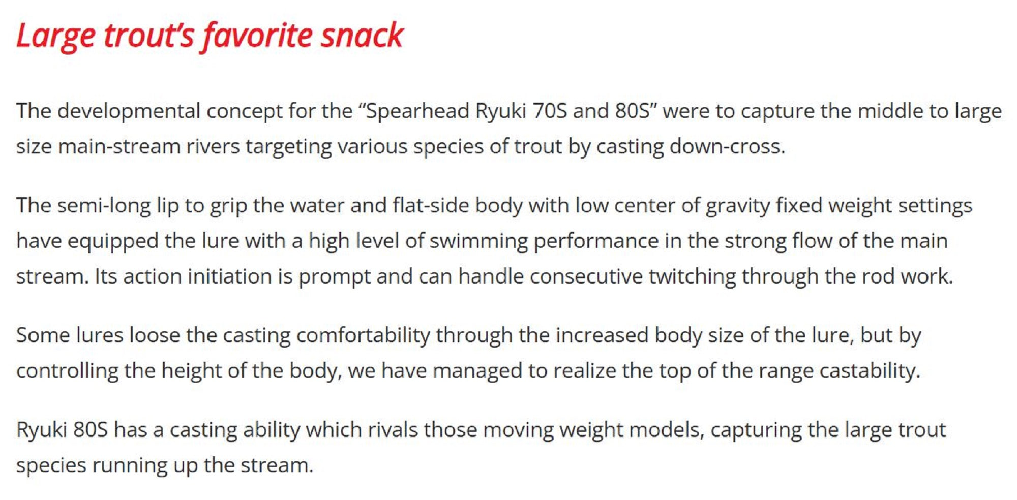 Duo Spearhead Ryuki 80S SW Sinking Lure AQA0111 (1311)