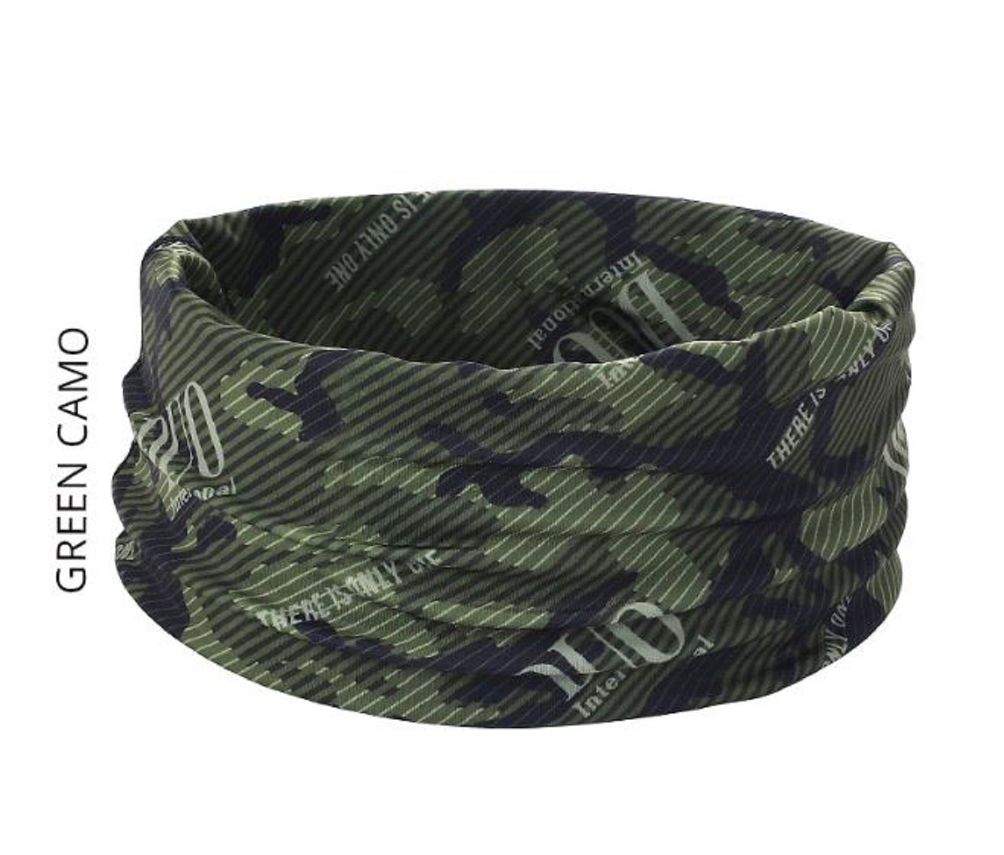 Duo Neck Gaiter UV Head Wear Free Size Original Green Camou (1359)