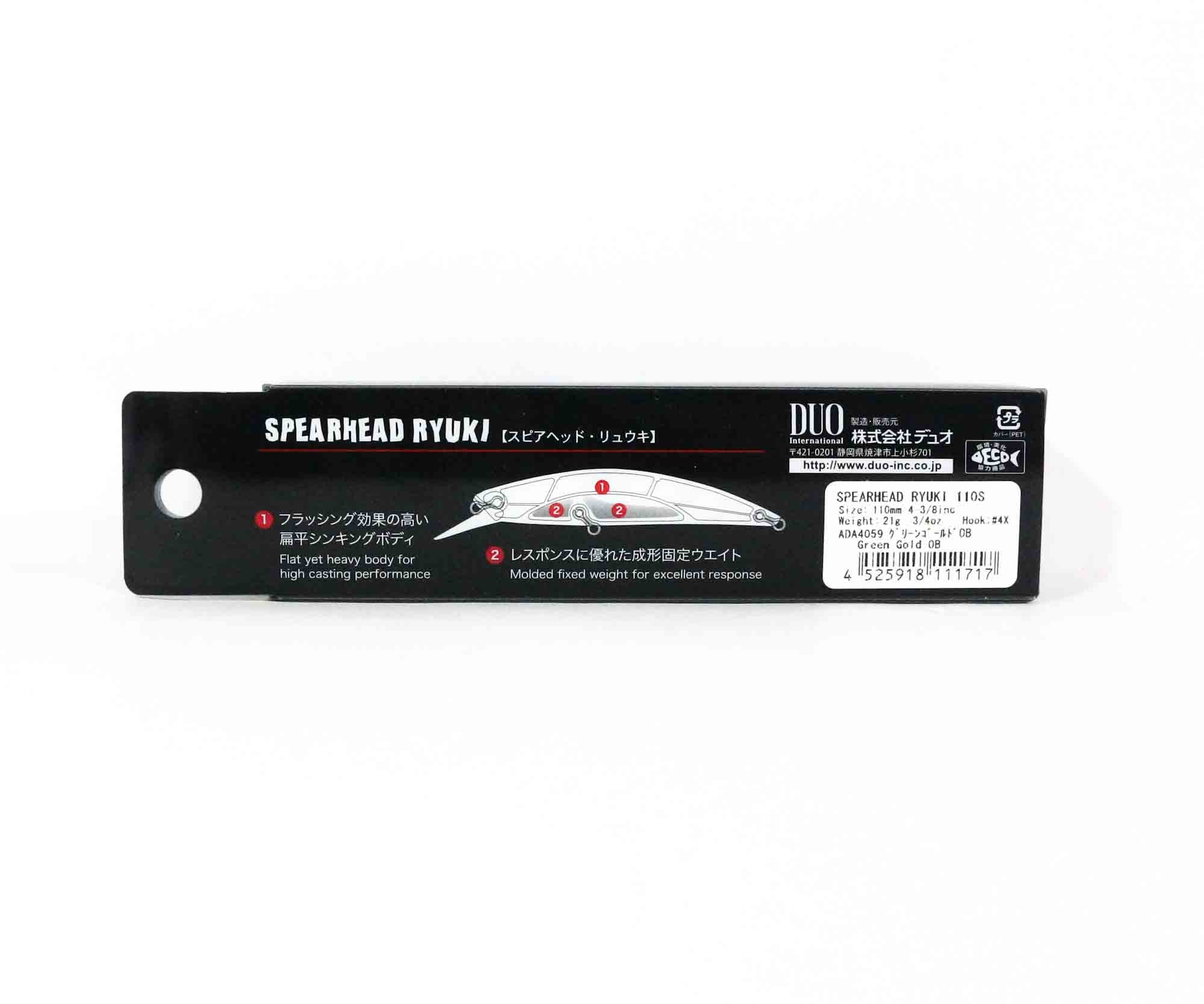 Duo Spearhead Ryuki 110S Sinking Lure ADA4059 (1717)