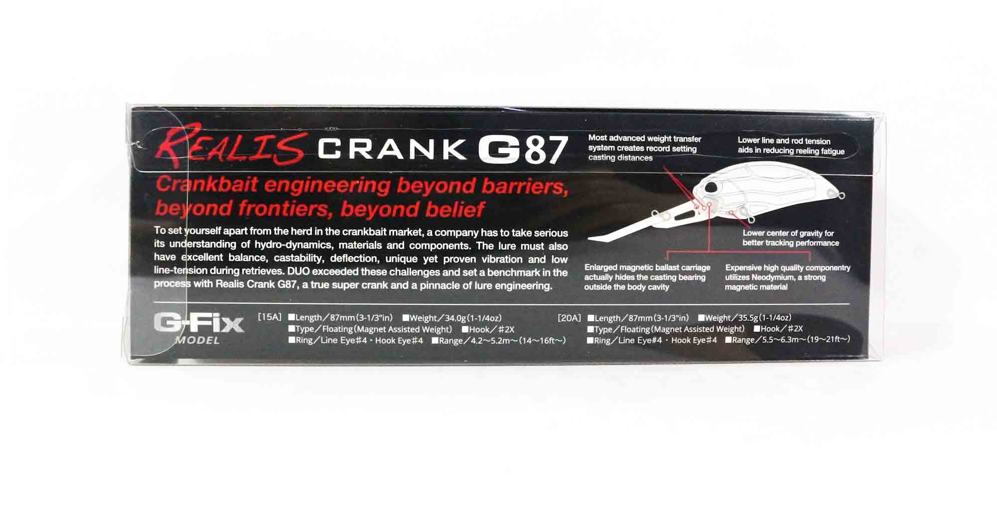 Duo Realis Crank G87 15A Crank Bait Floating Lure ACC3251 (4473)