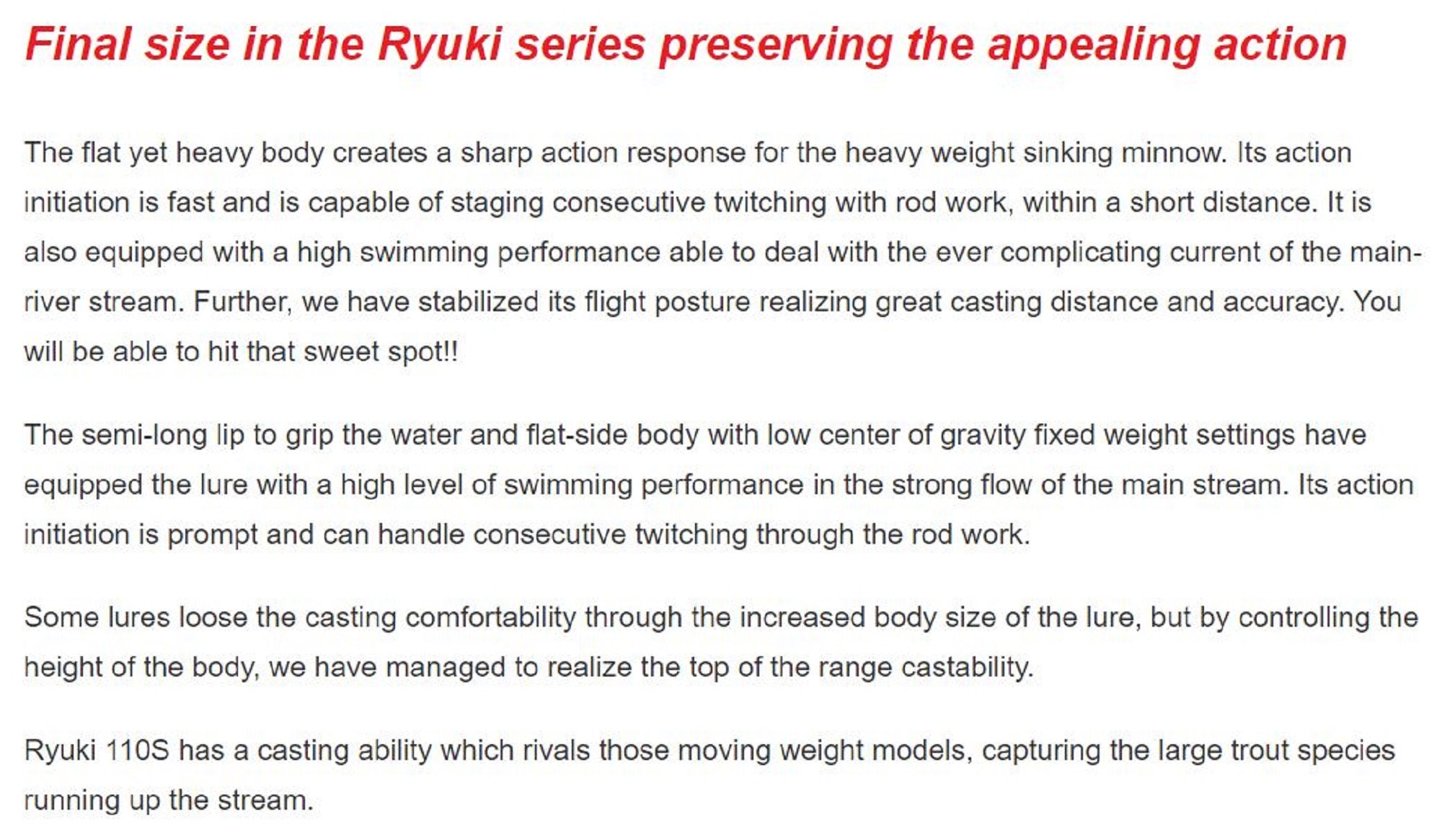 Duo Spearhead Ryuki 110S SW Sinking Lure CJA0042 (4688)