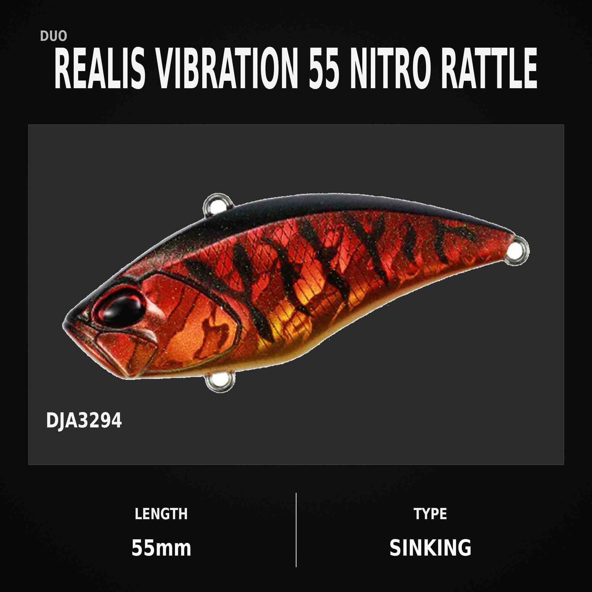 Duo Realis Vibration 55 Nitro Rattle Sinking Lure DJA3294 (9546)