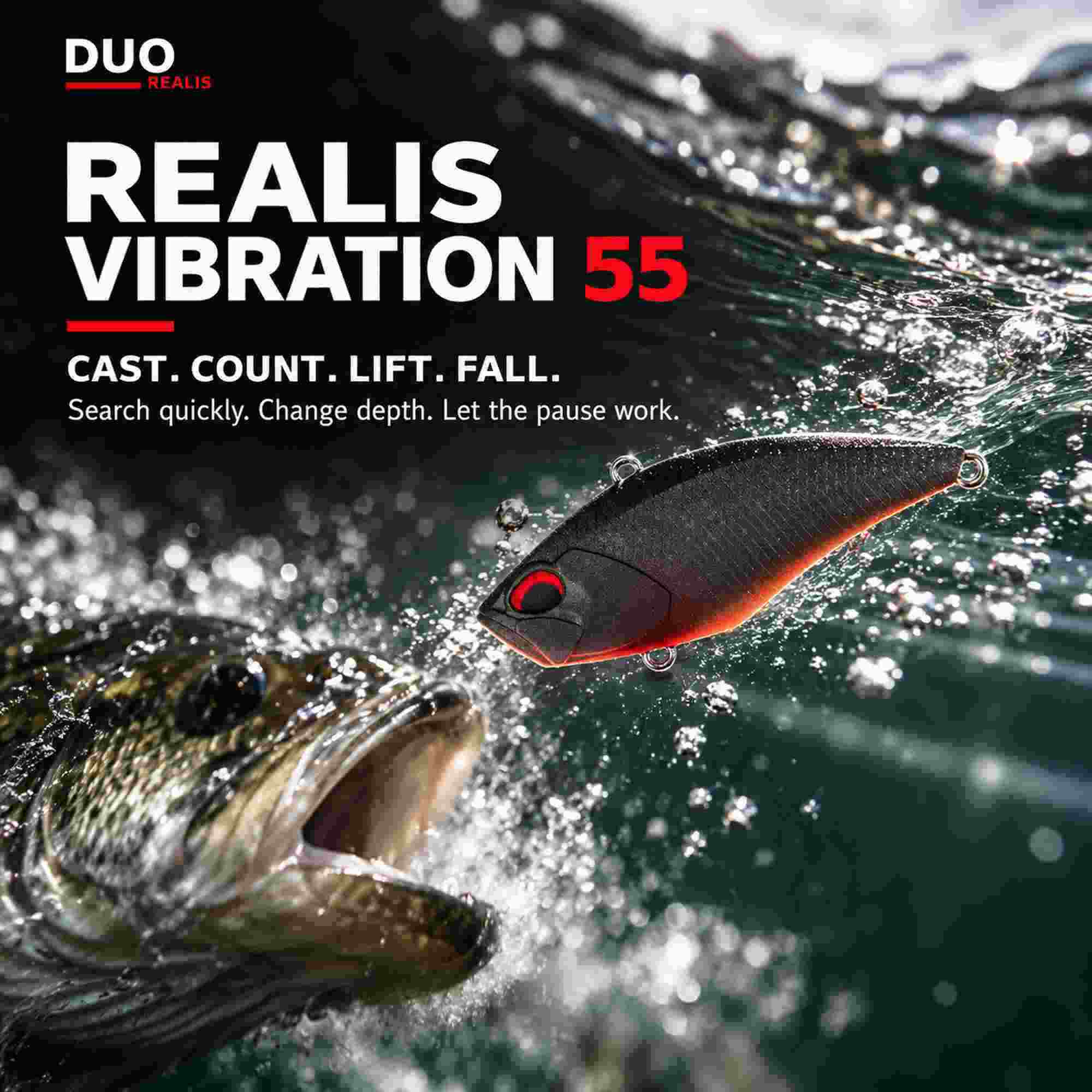 Duo Realis Vibration 55 Nitro Rattle Sinking Lure CCC3173 (9591)