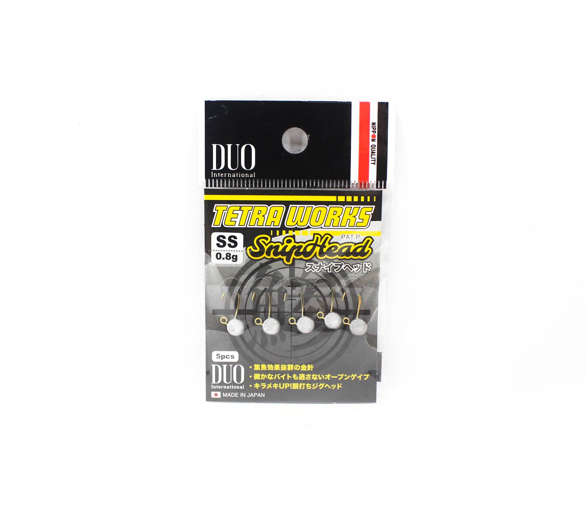 Duo Tetra Works Snip Head 0.8 grams Size SS, 5/pack 0.8g (1921)