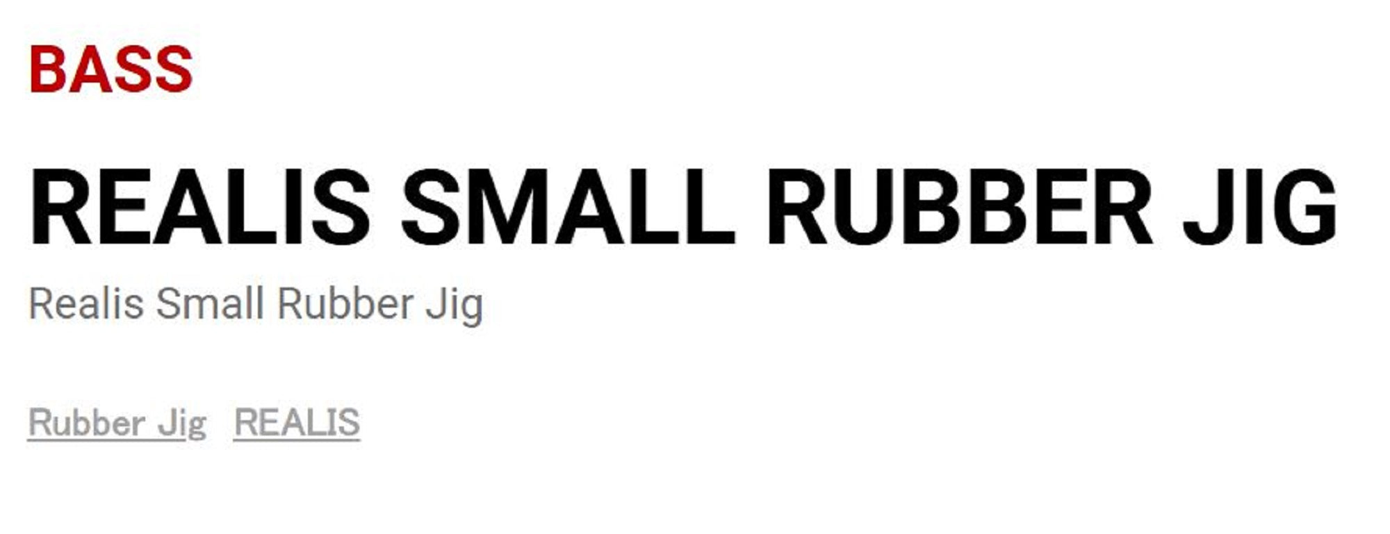 Duo Small Rubber Jig Sinking Lure 2.7 grams J032 (5202)