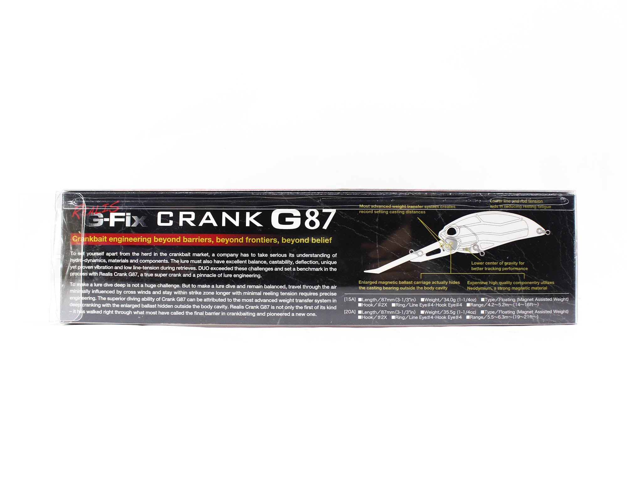 Duo Realis Crank G87 15A Crank Bait Floating Lure DPAZ180 (7091)