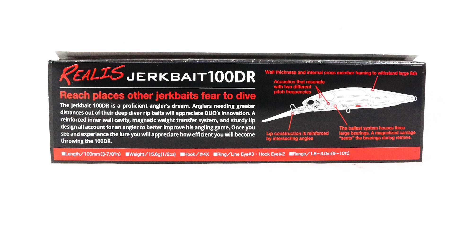Duo Realis Jerkbait 100 DR Deep Diving Suspend Lure DTA3345 (0589)