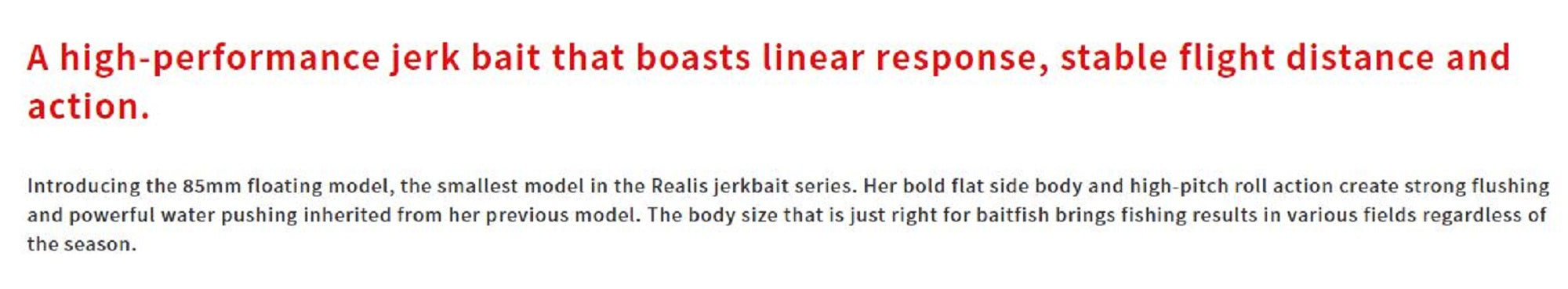 Duo Realis Jerkbait 85F Floating Lure CCC3324 (1005)